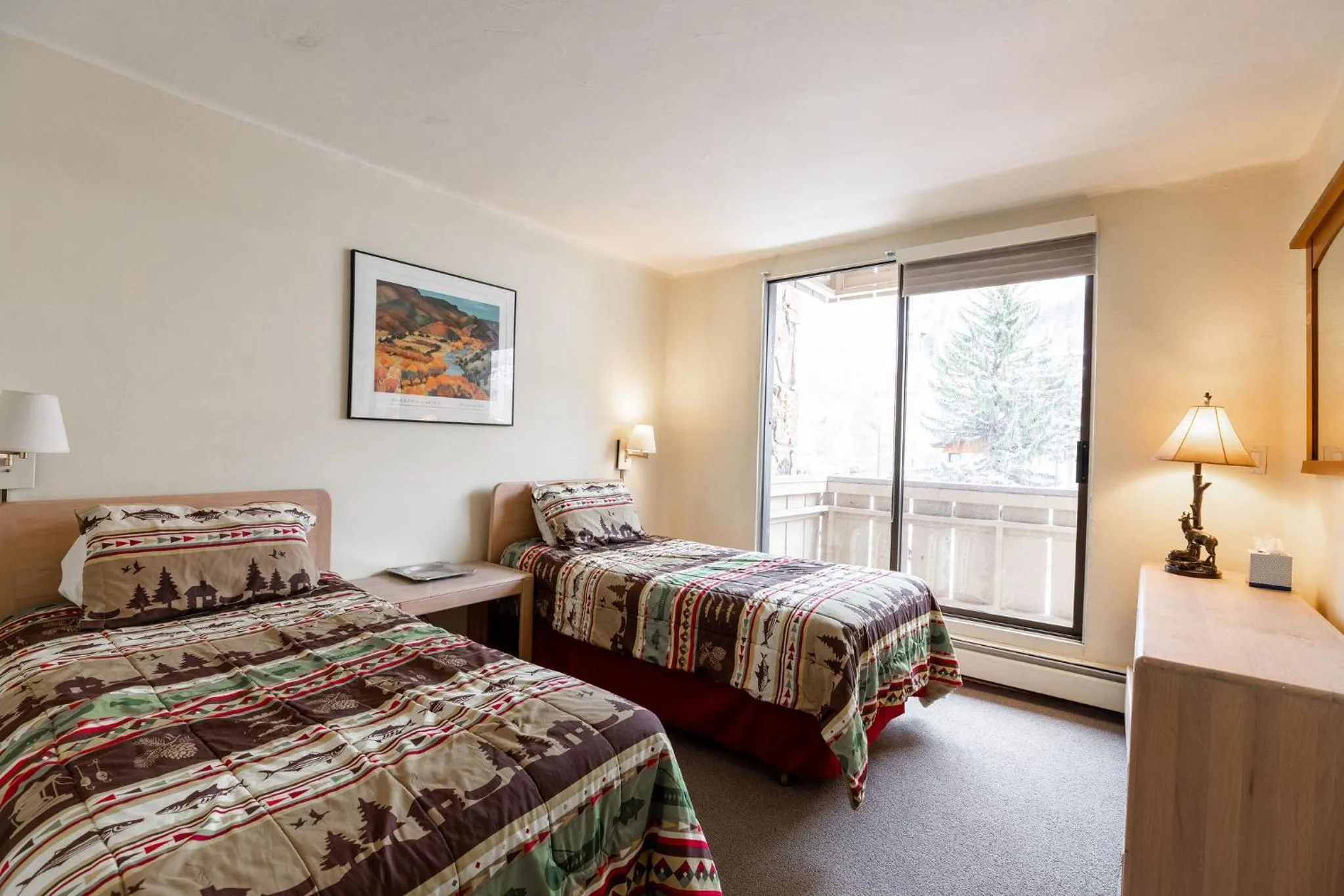 Bed in Scorpio Condominiums by Vail Realty