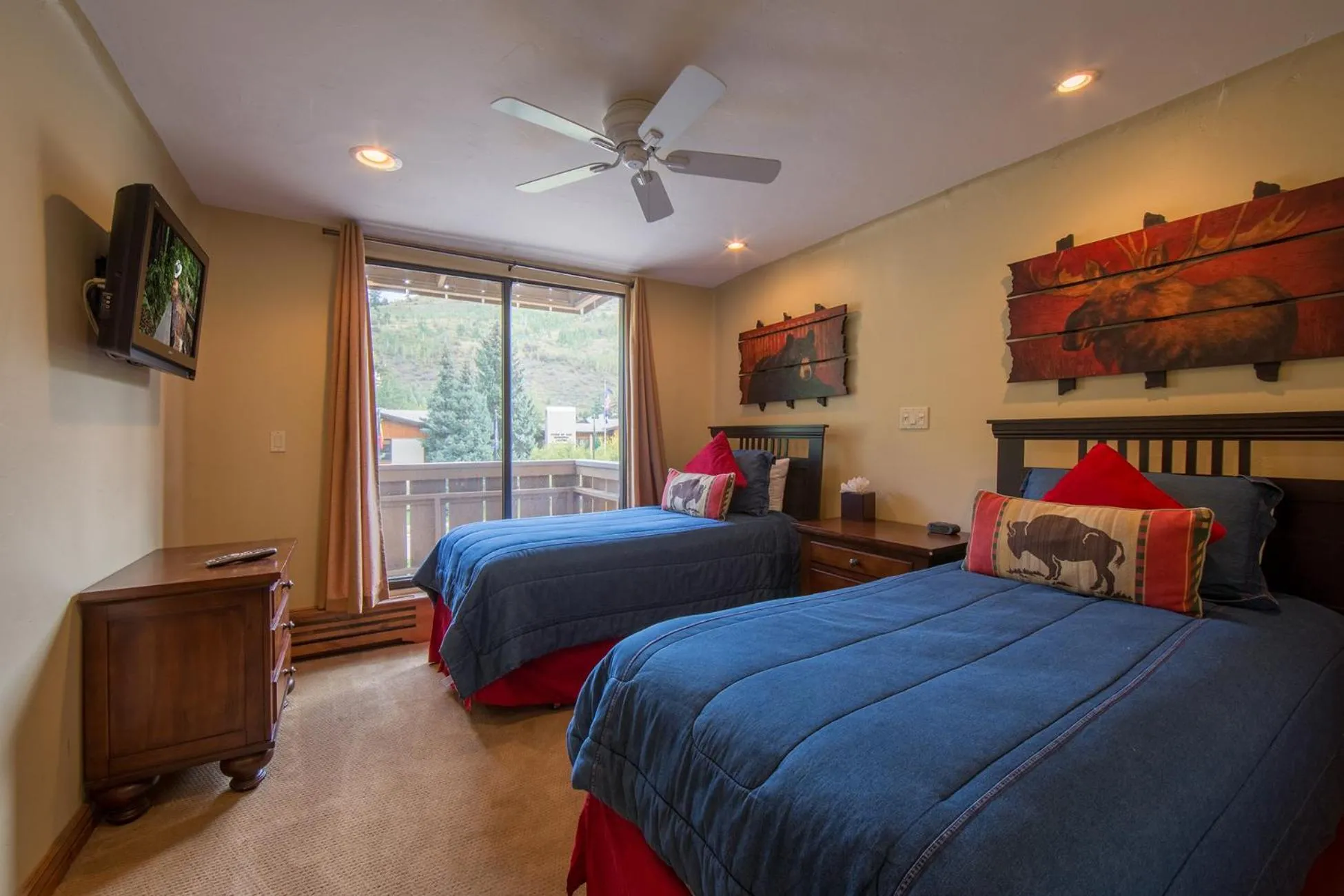 Bed in Scorpio Condominiums by Vail Realty