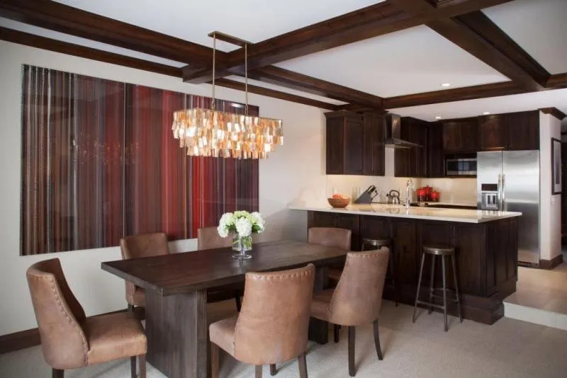 Restaurant/places to eat in Luxury 2 Bedroom Downtown Aspen Vacation Rental With Access To A Heated Pool, Hot Tubs, Game Room And Spa