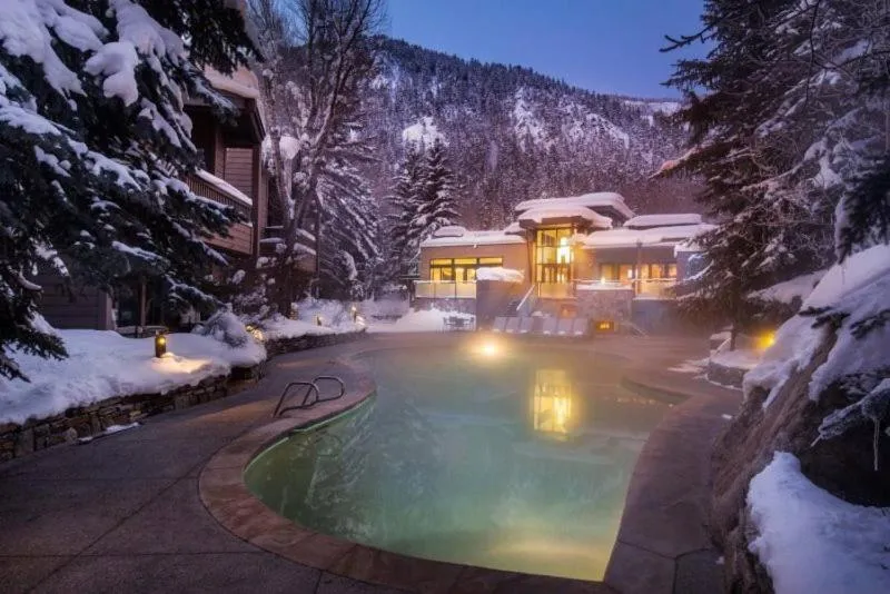 Restaurant/places to eat in Luxury 2 Bedroom Downtown Aspen Vacation Rental With Access To A Heated Pool, Hot Tubs, Game Room And Spa