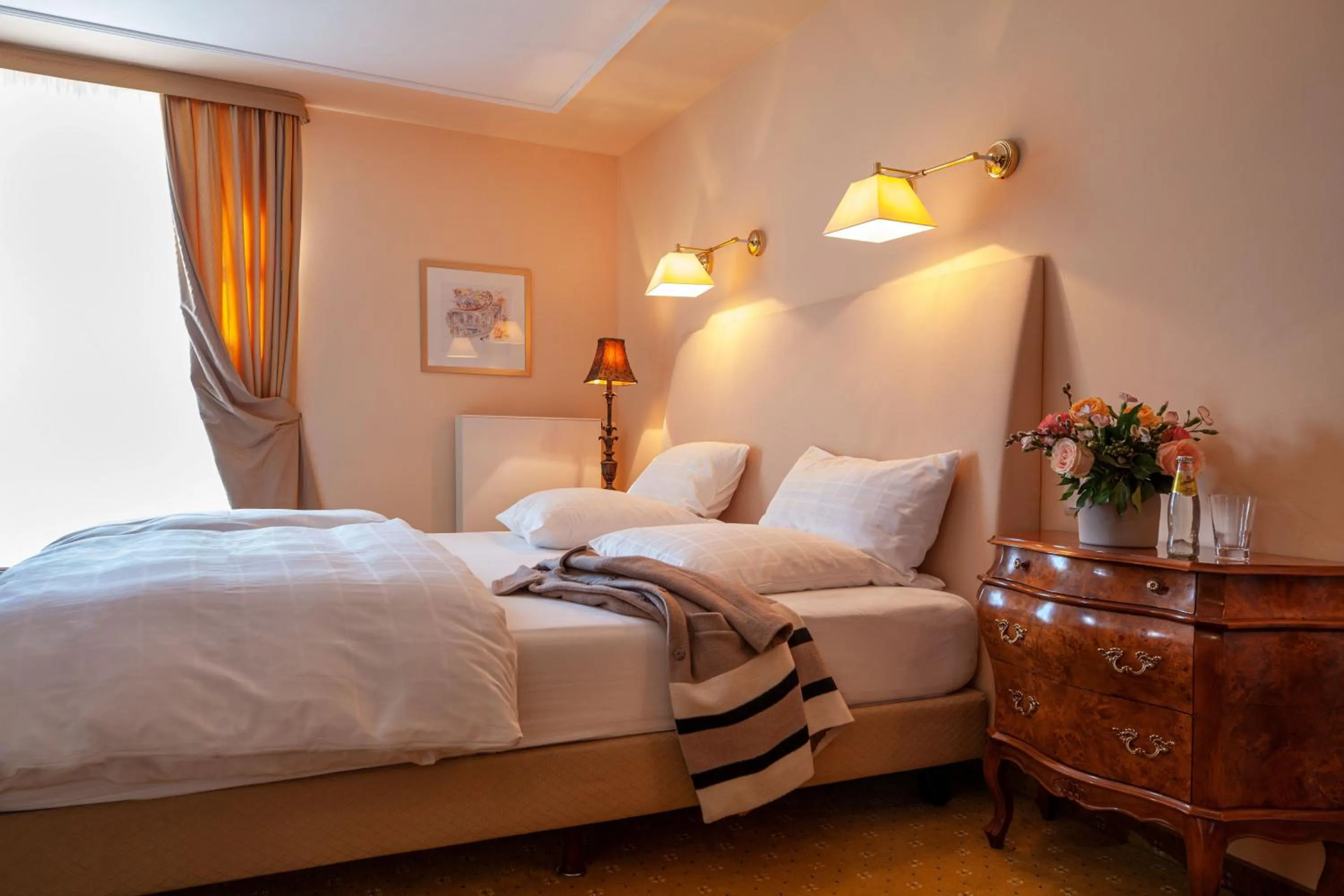 Bedroom, Bed in Hotel Erbprinz - Gourmet & Spa