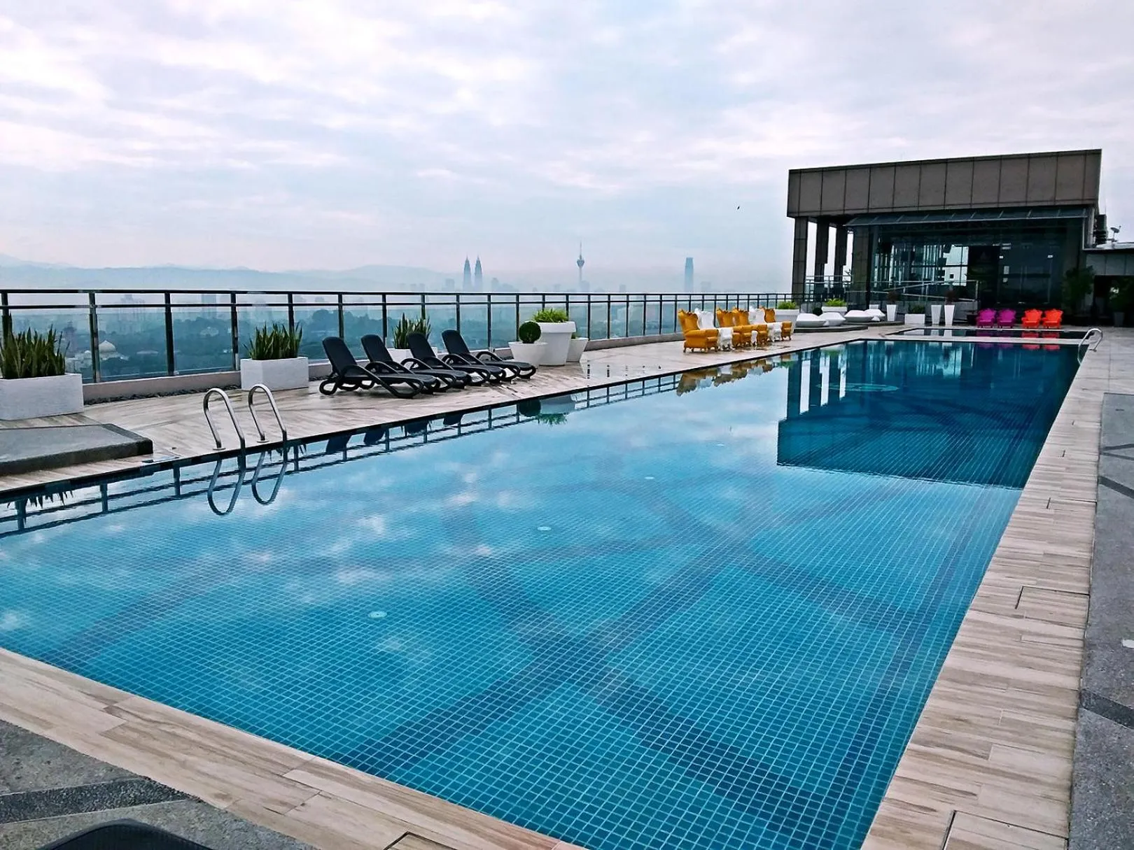 Swimming pool in Dorsett Residences Kuala Lumpur