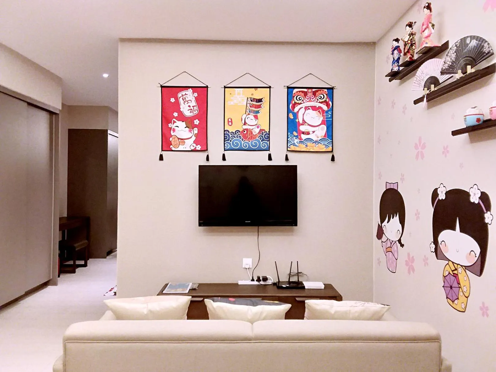 Communal lounge/ TV room in Dorsett Residences Kuala Lumpur