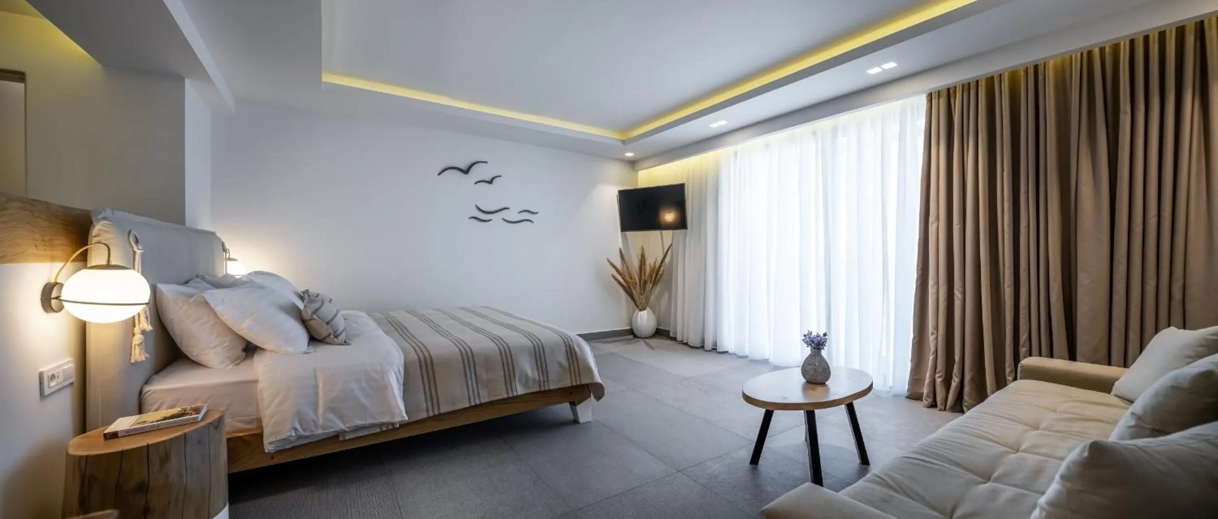 Bed in NISSEA Boutique Hotel
