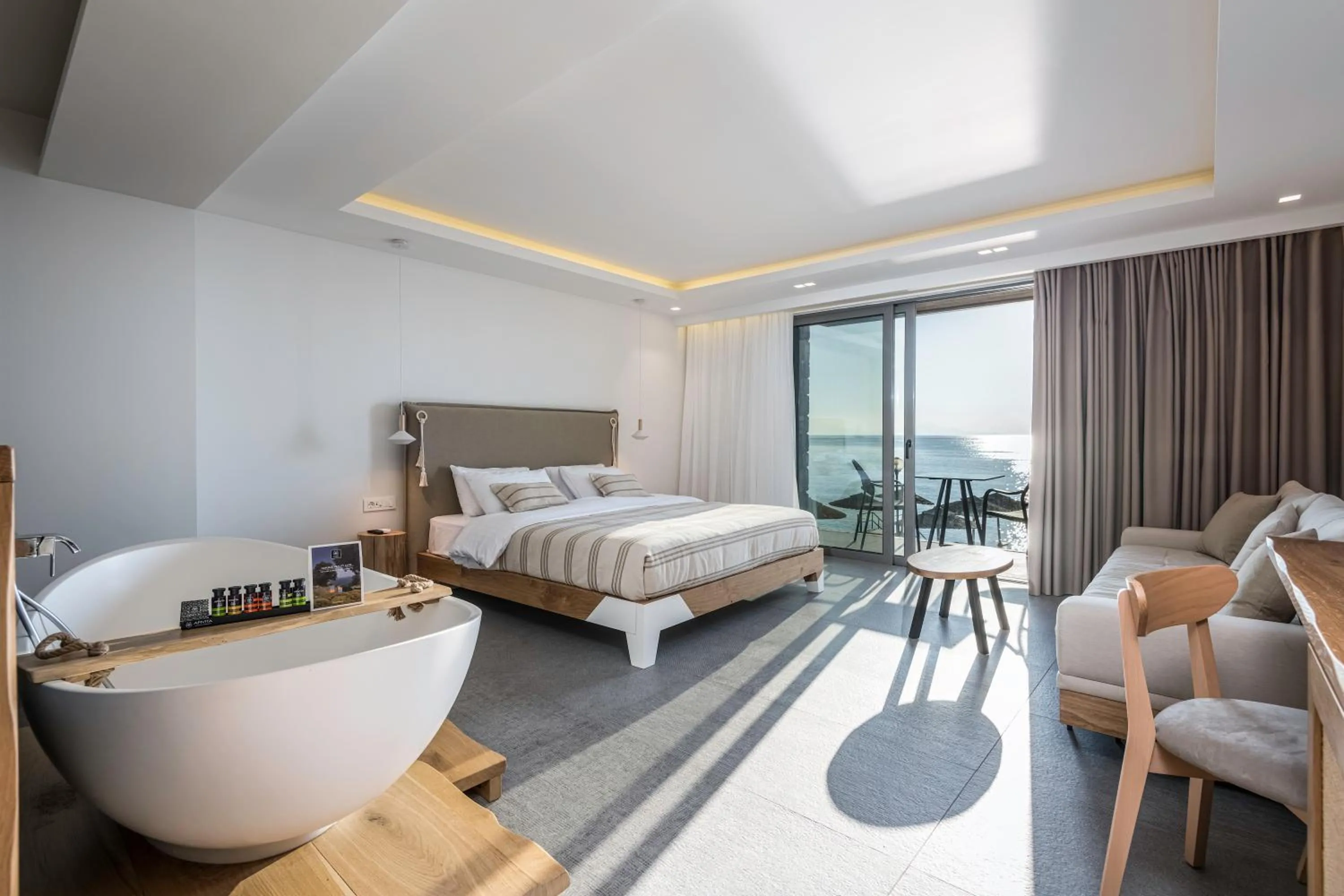 Bed in NISSEA Boutique Hotel