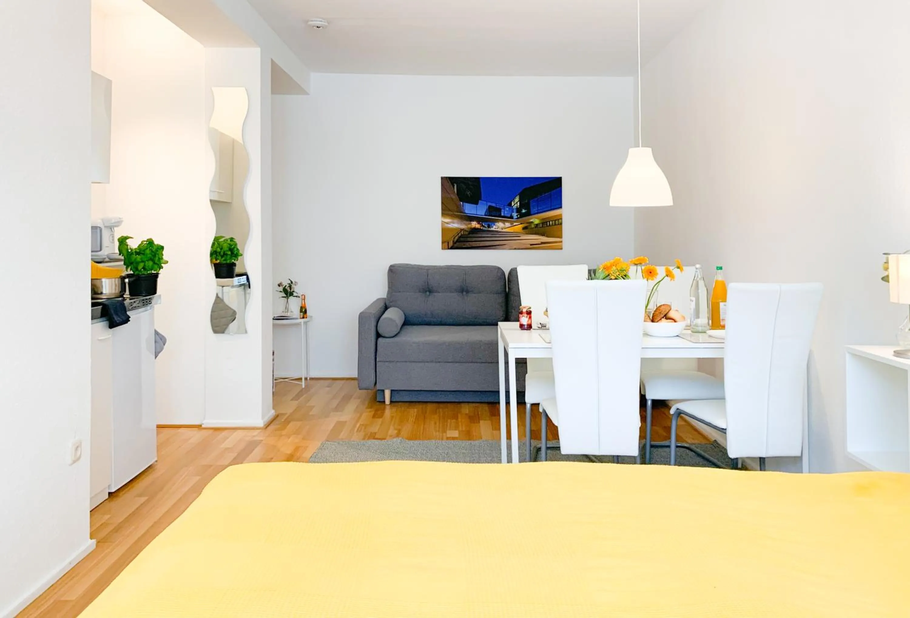 Living room in Relax Aachener Boardinghouse Appartements Premium 1