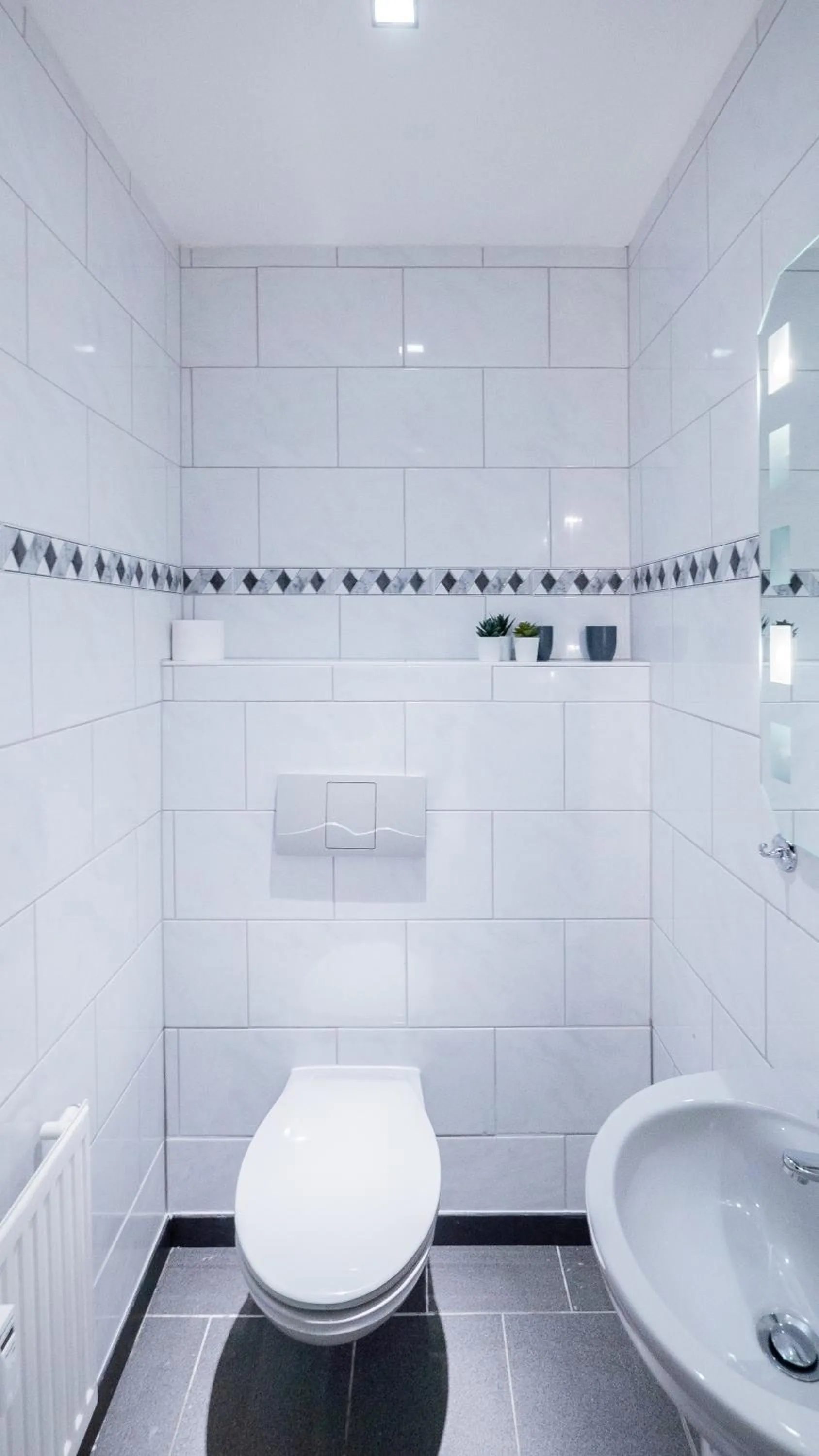 Bathroom in Relax Aachener Boardinghouse Appartements Premium 1