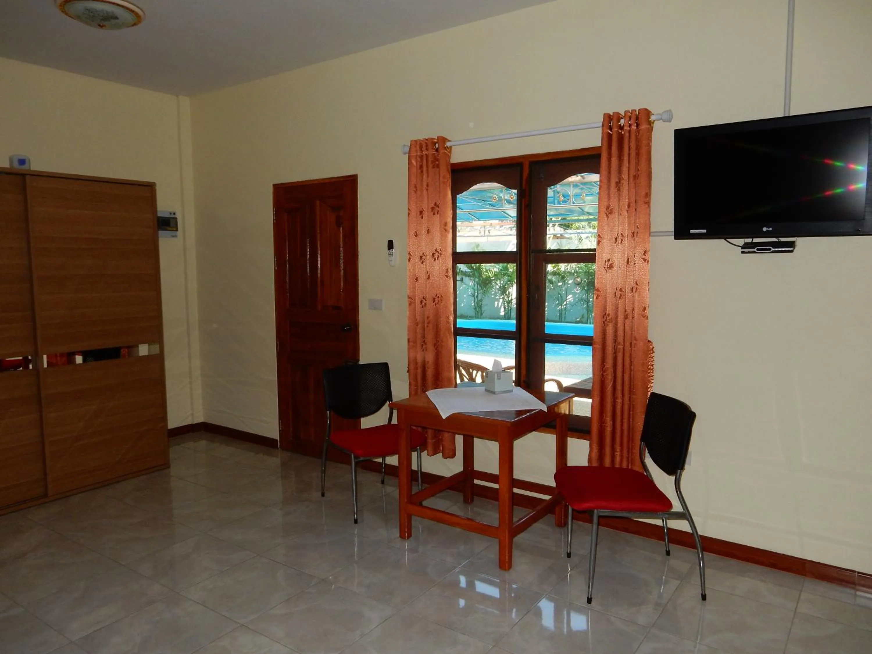 Seating area in Malee Resort