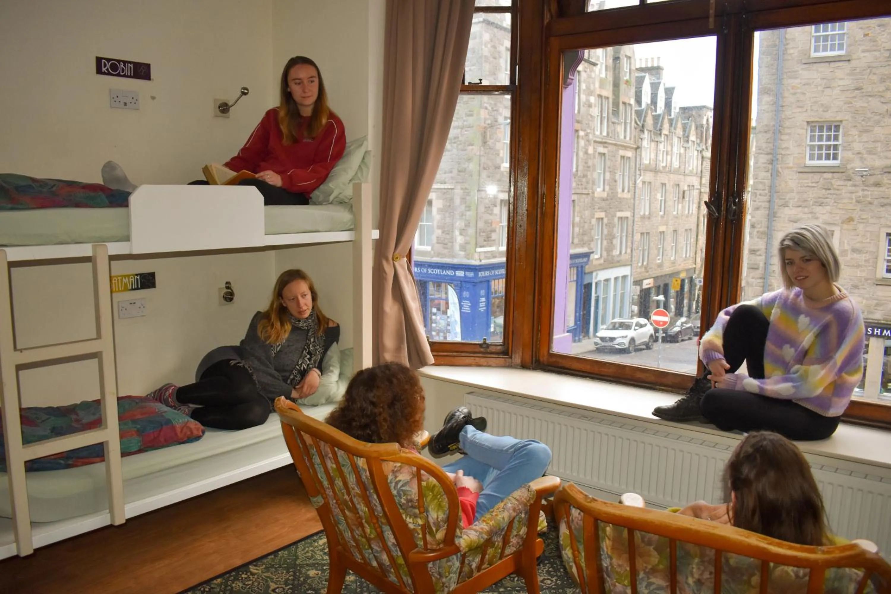bunk bed in Royal Mile Backpackers