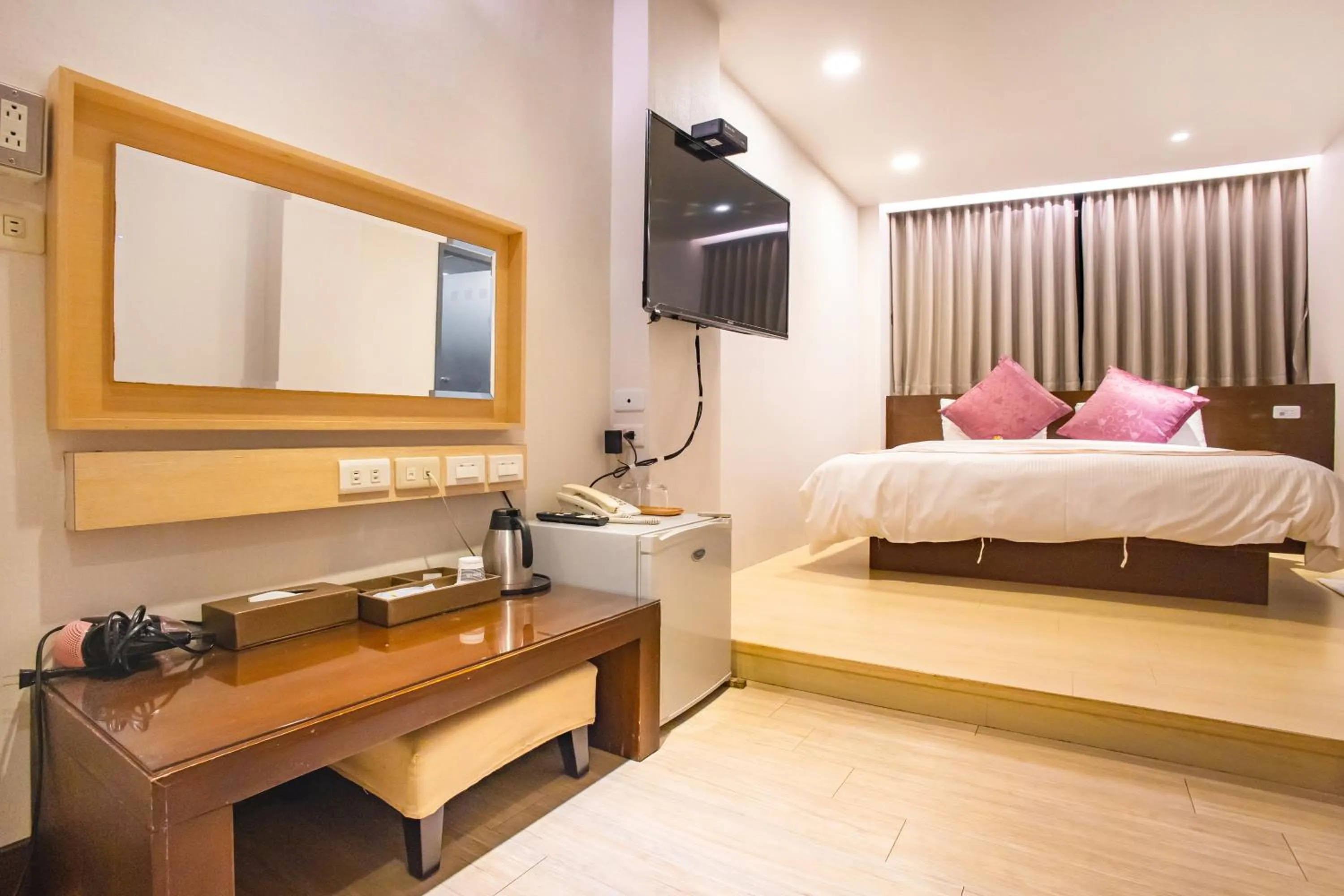 Bed in Mei Jia Mei Hotel