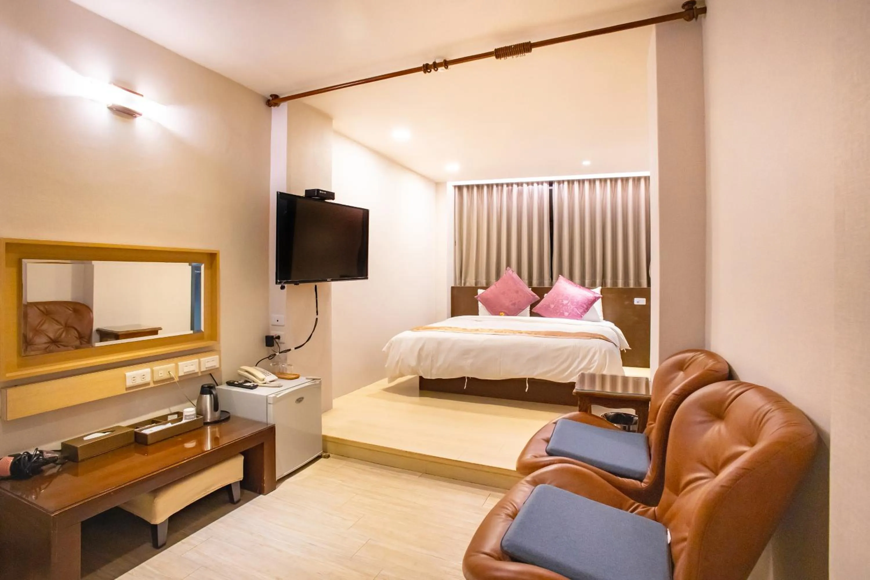 Bed in Mei Jia Mei Hotel