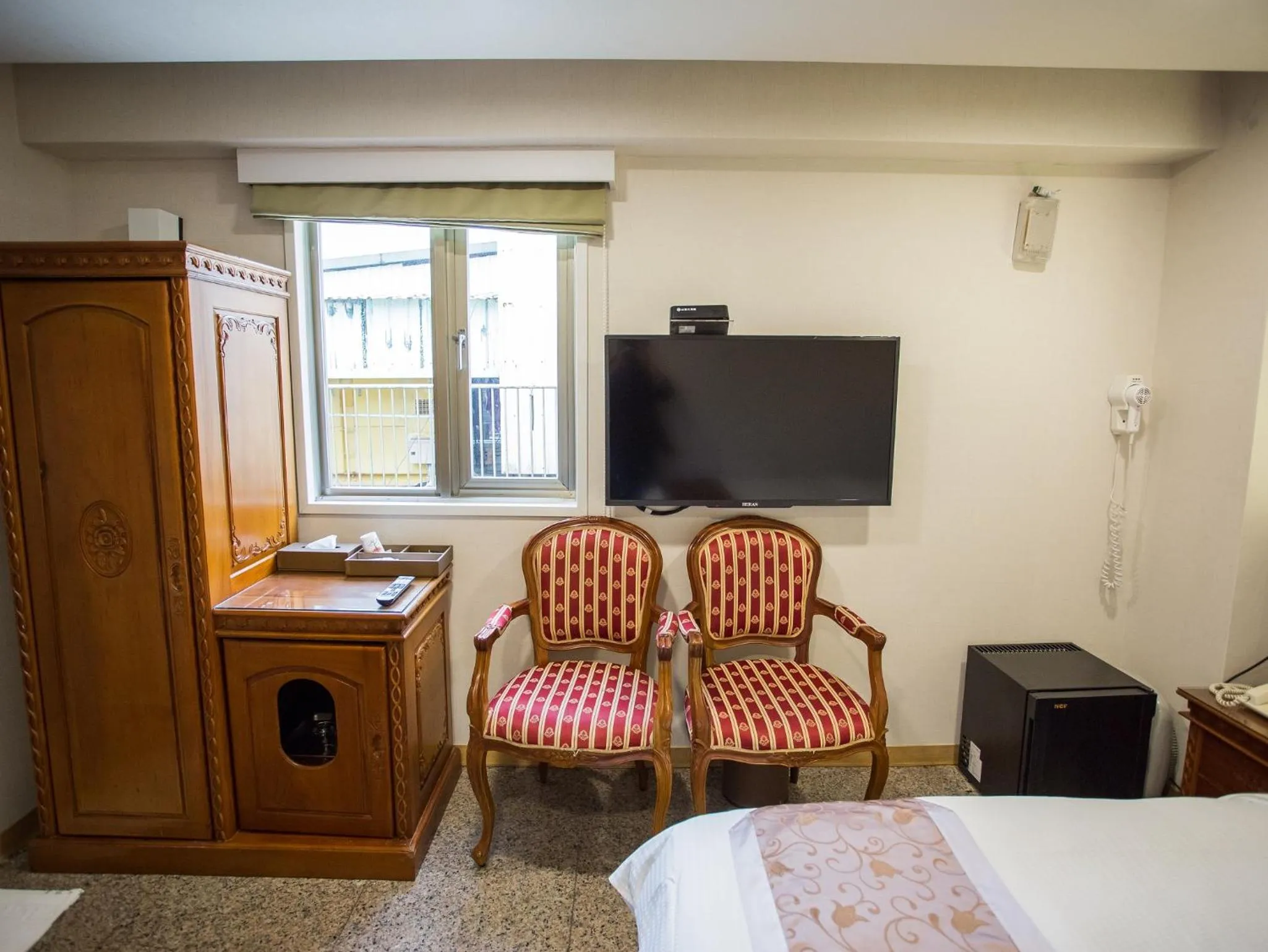 Seating area, Bed in Mei Jia Mei Hotel