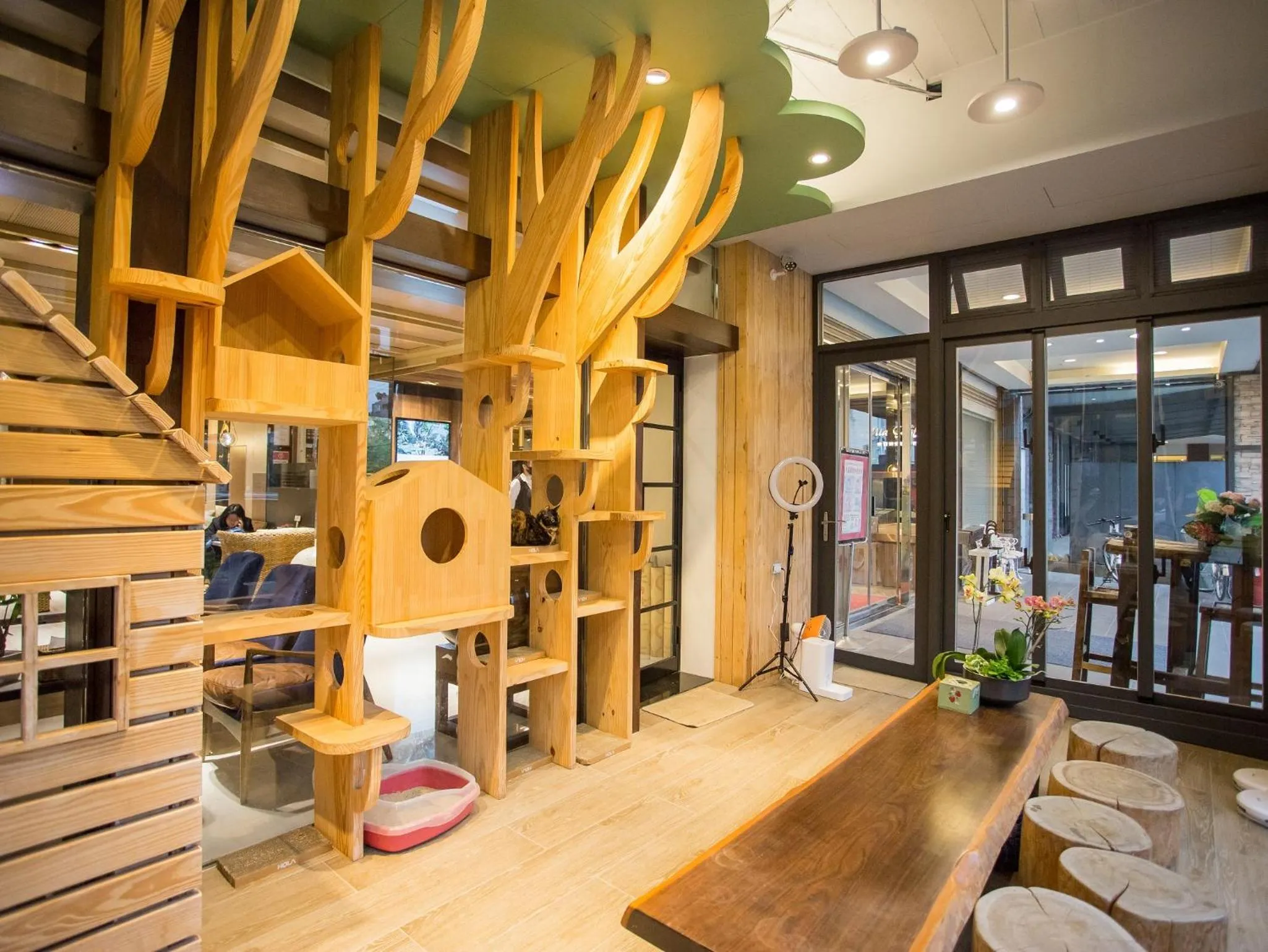 Seating area in Mei Jia Mei Hotel