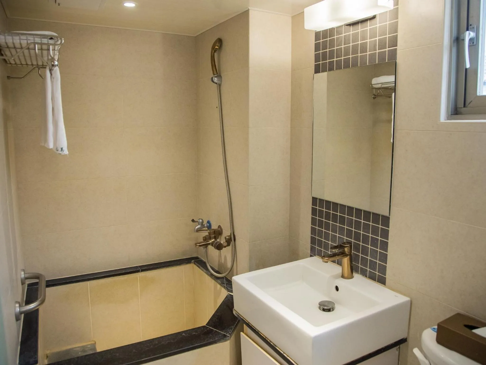 Bathroom in Mei Jia Mei Hotel