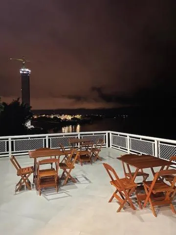 Patio in Hotel Orla do Rio Branco