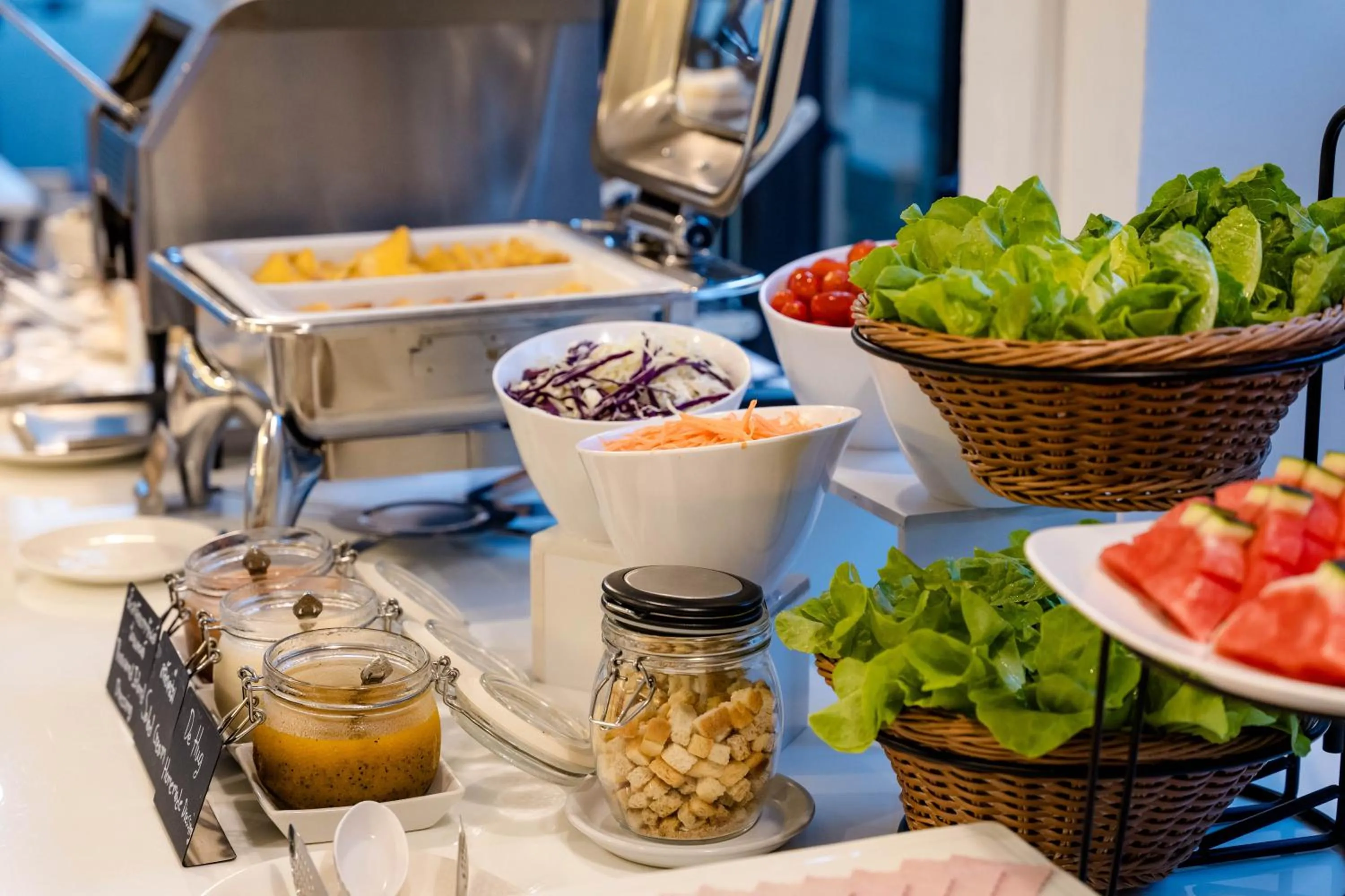 Buffet breakfast in De Hug Hotel & Residence