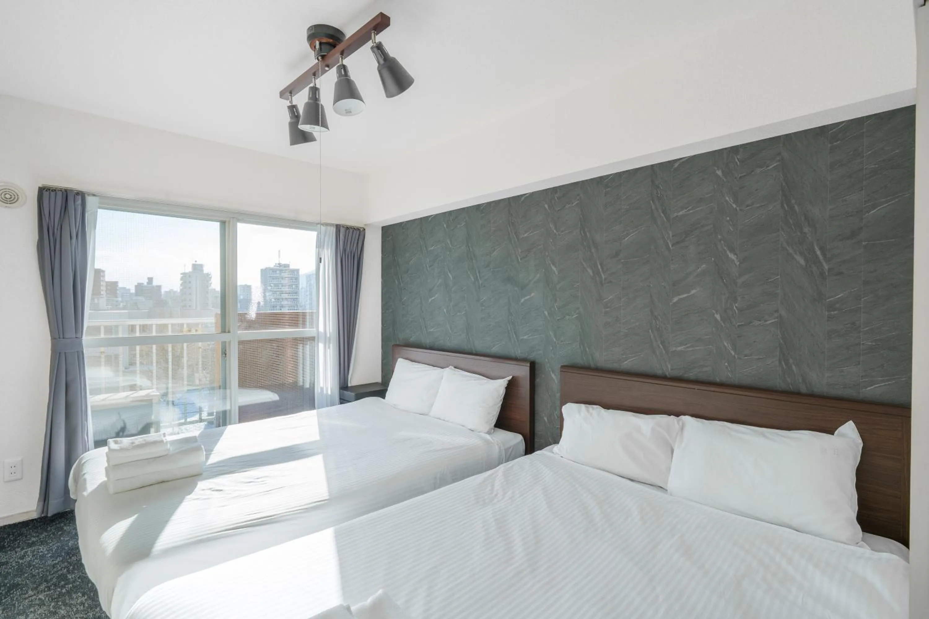 Bedroom, Bed in 88 Matsui Building Sapporo