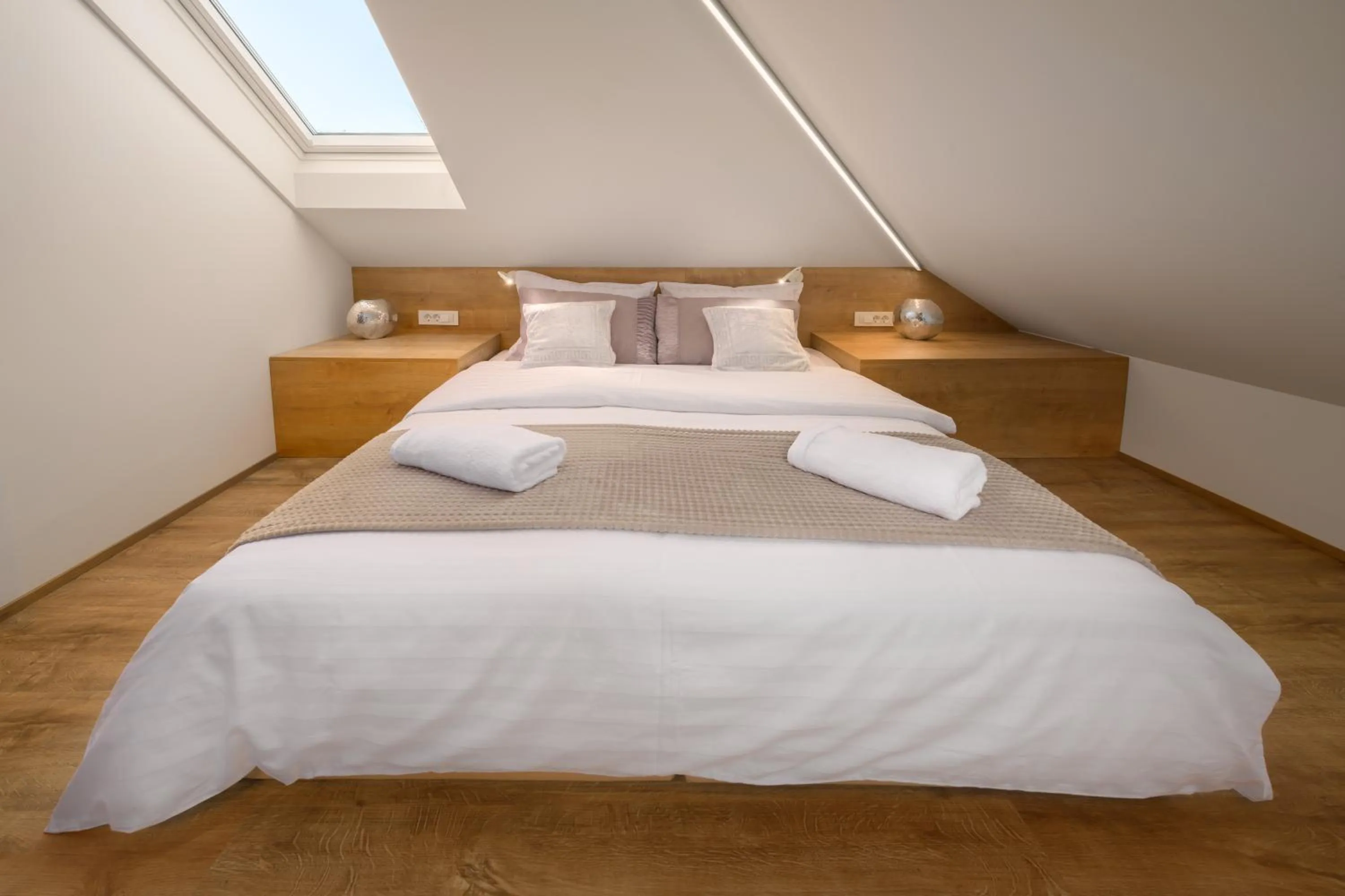 Bedroom, Bed in Vila Emona - Central Apartments - Free Parking