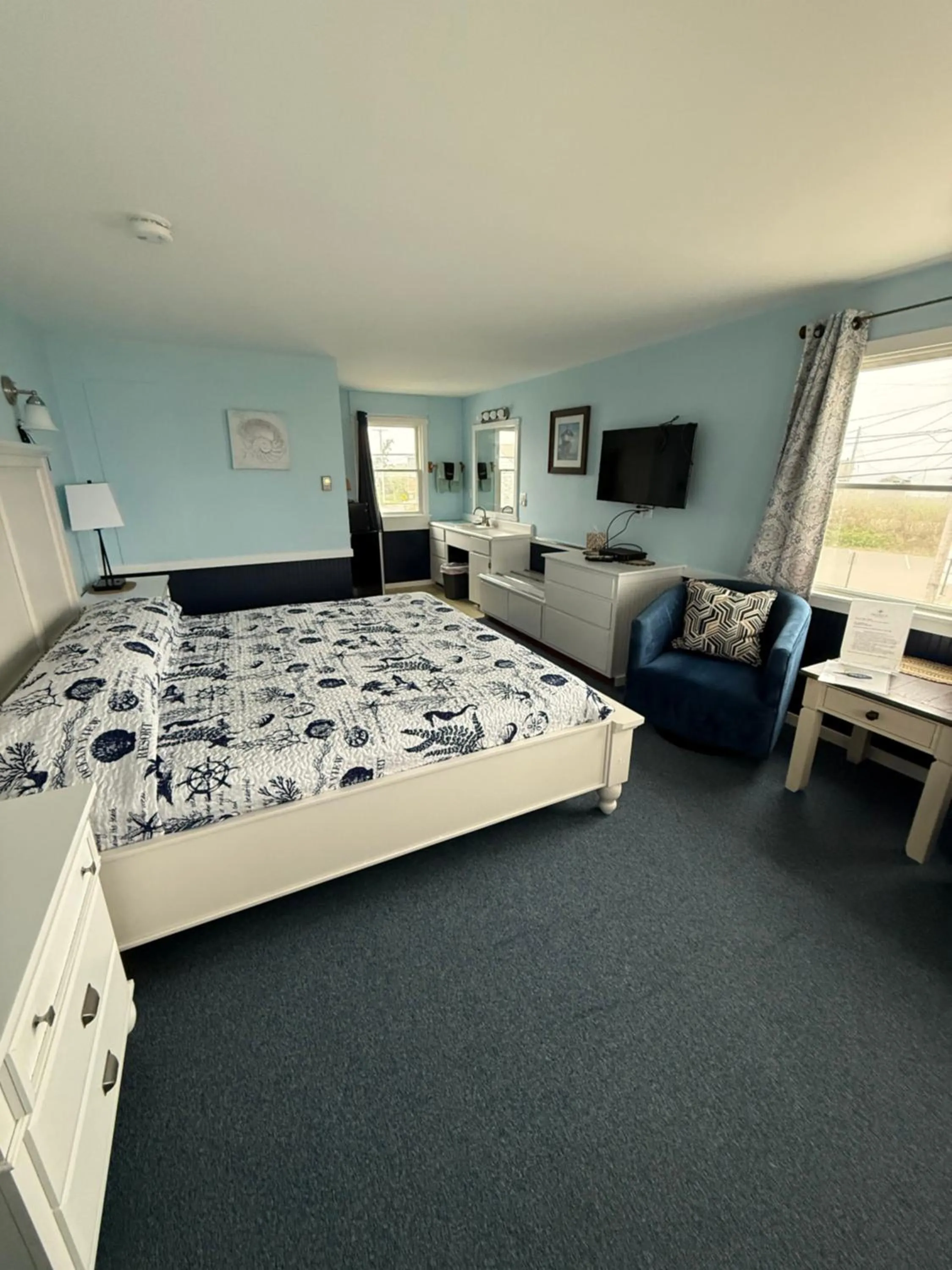 Bed in Moody's Motel and Cottages