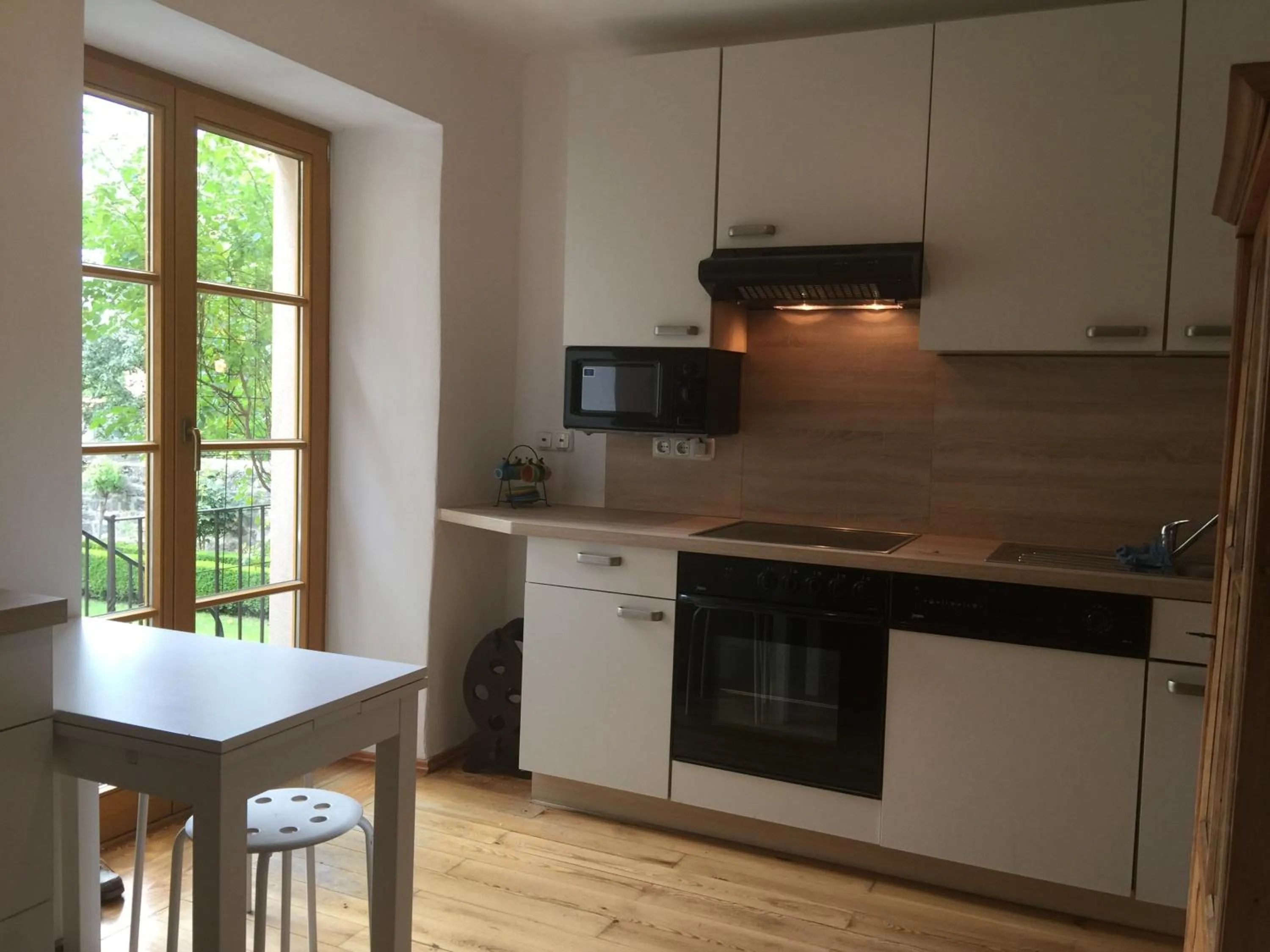 Kitchen or kitchenette in Burghotel