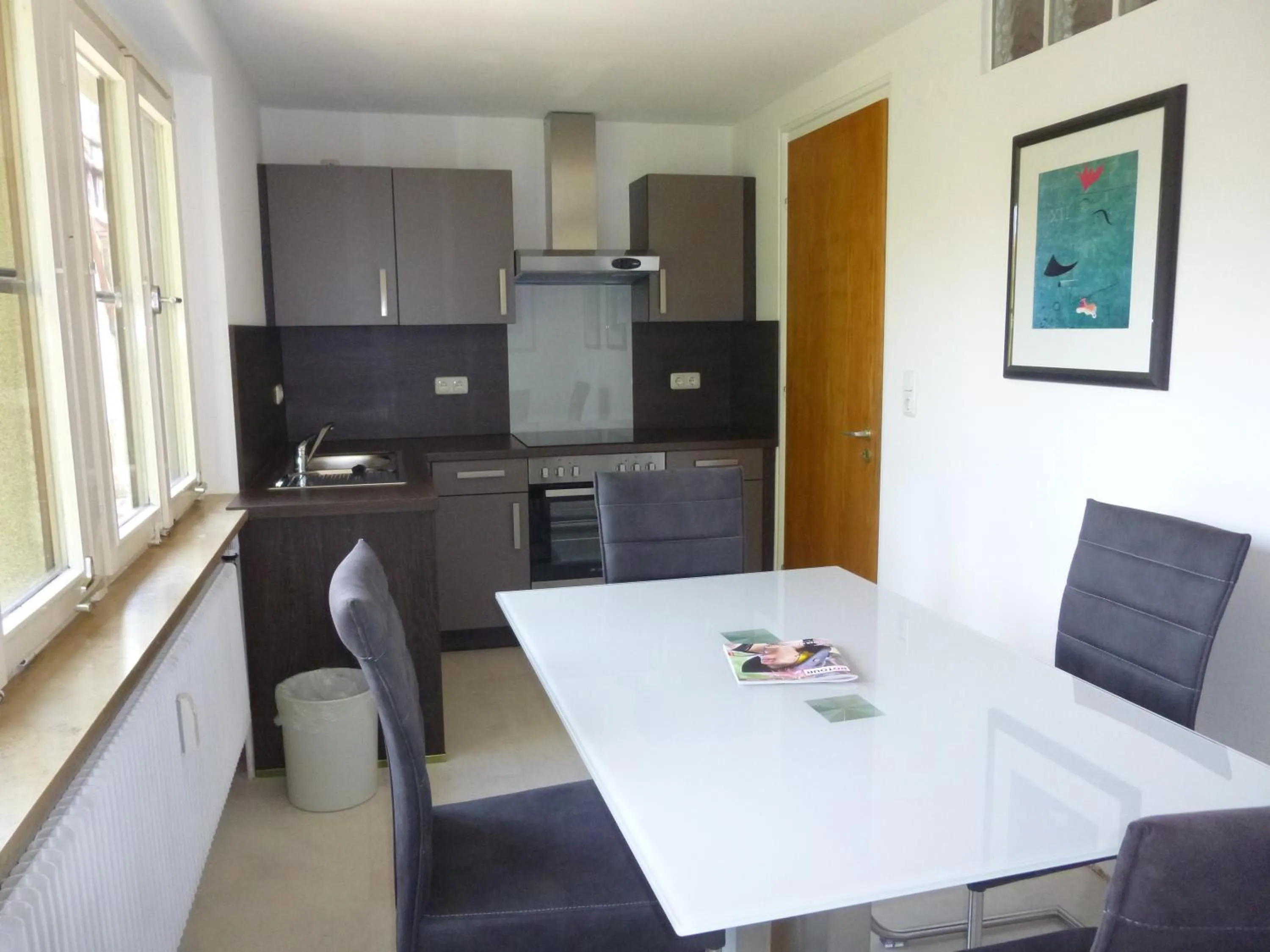 Kitchen or kitchenette in Burghotel