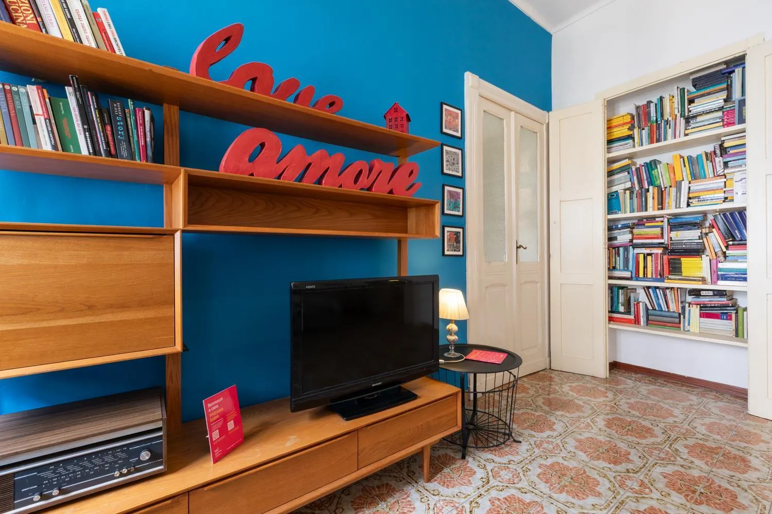Living room in La Casa dei Colori by Wonderful Italy