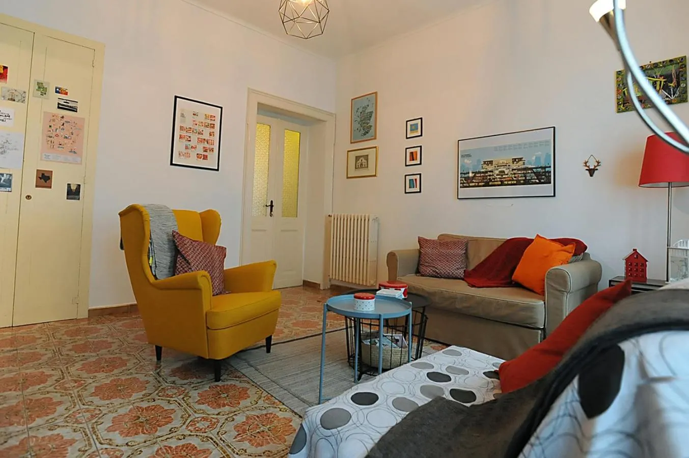 Living room in La Casa dei Colori by Wonderful Italy