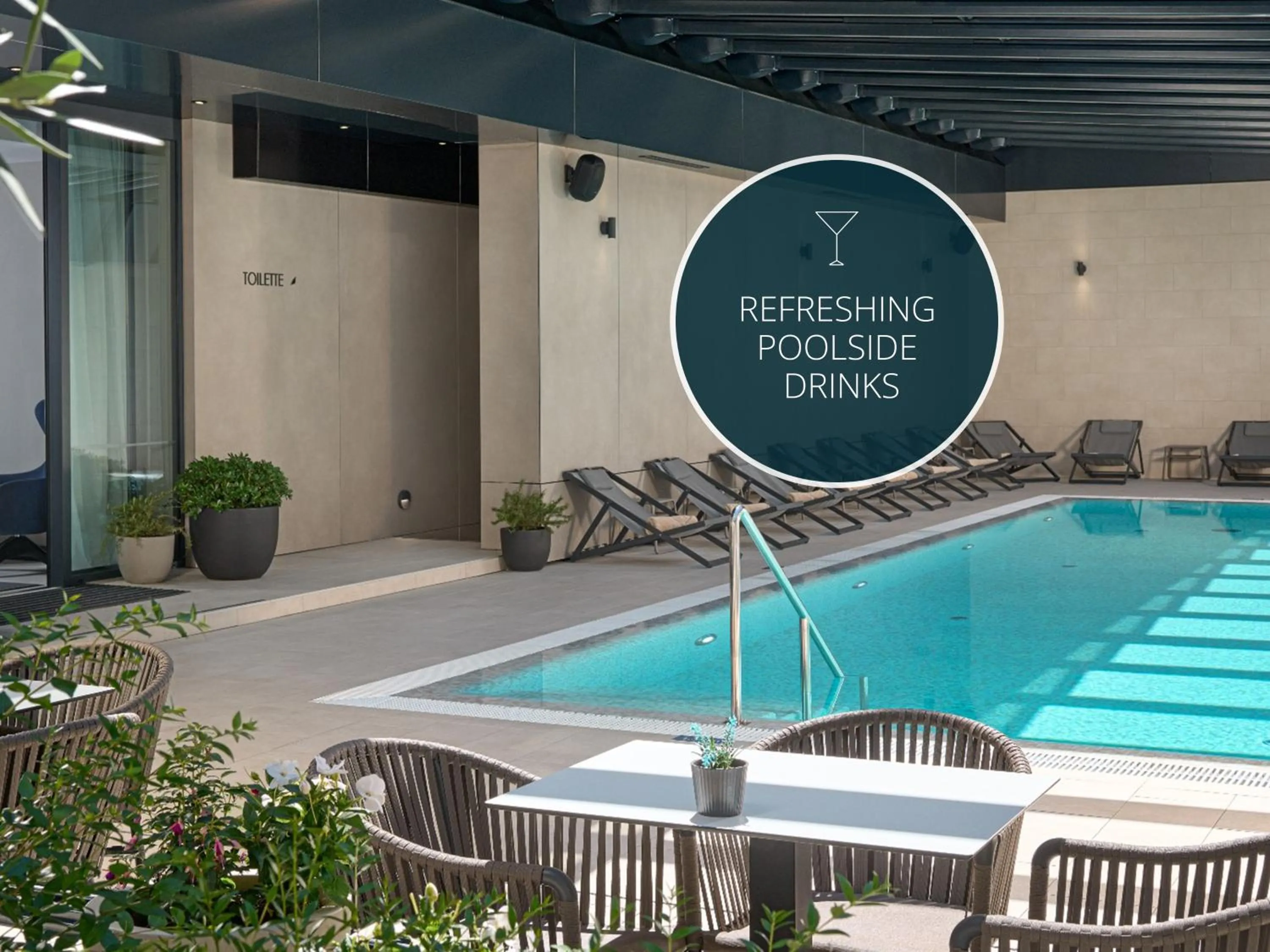 Swimming pool in Boutique Hotel Noemia