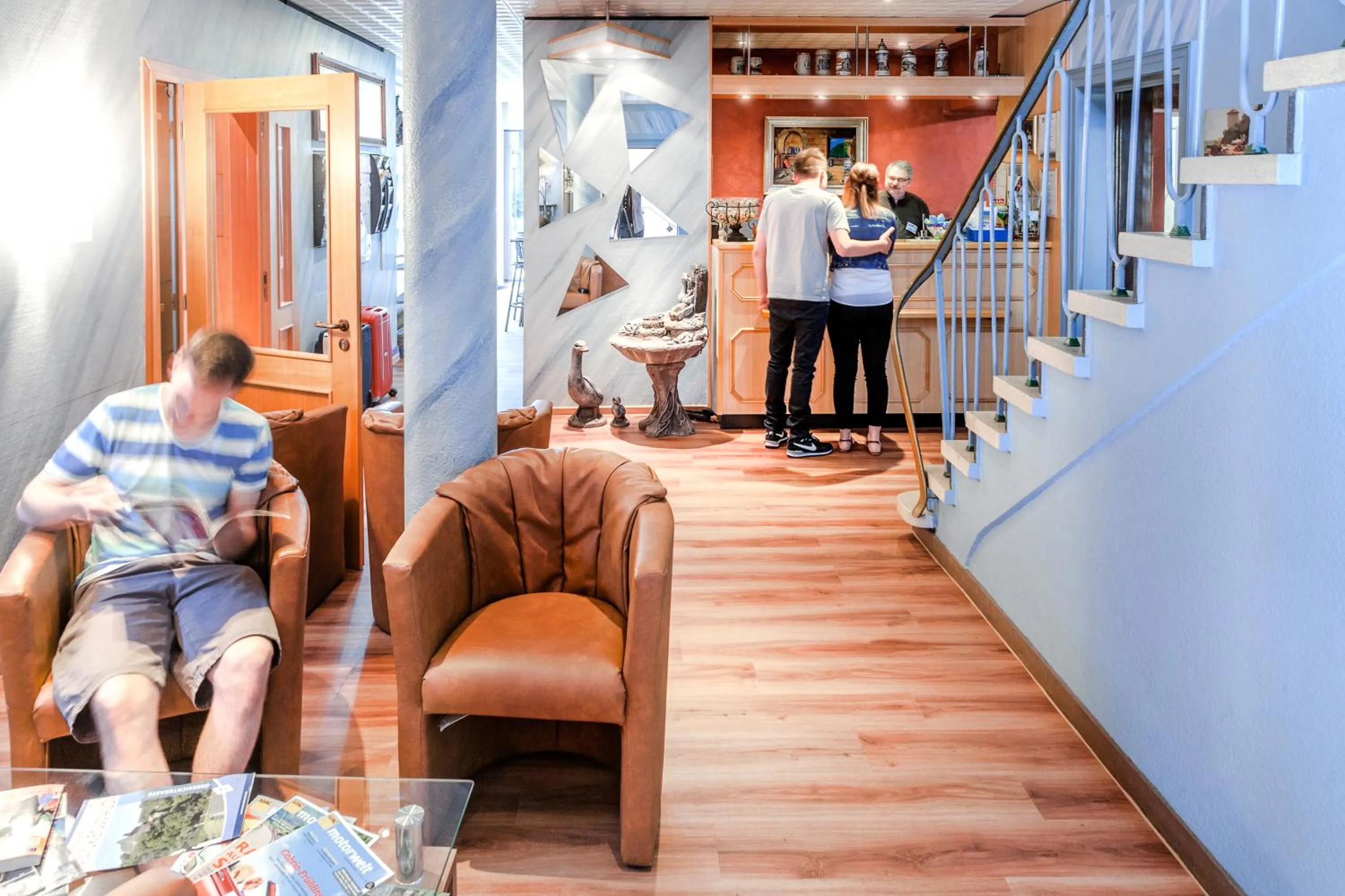 Lobby or reception in Hotel Ertl