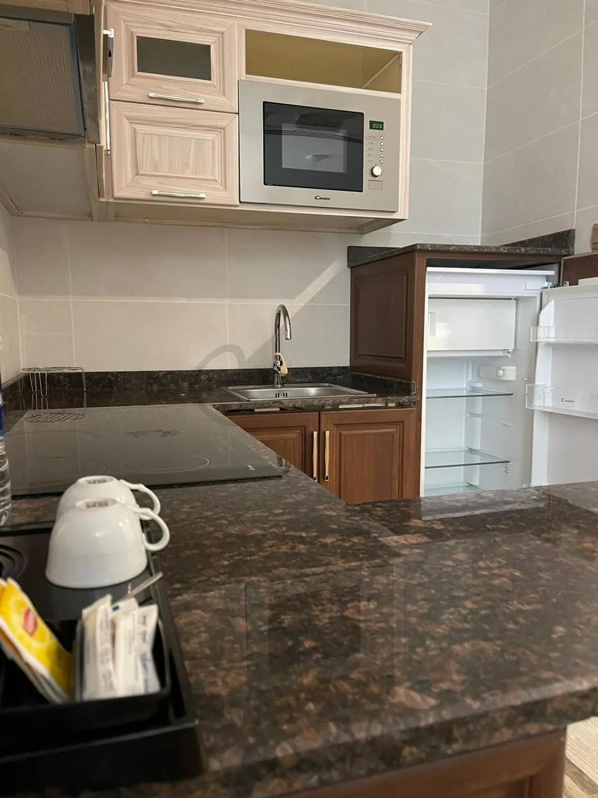 Kitchen or kitchenette in Grand Tourist Hotel