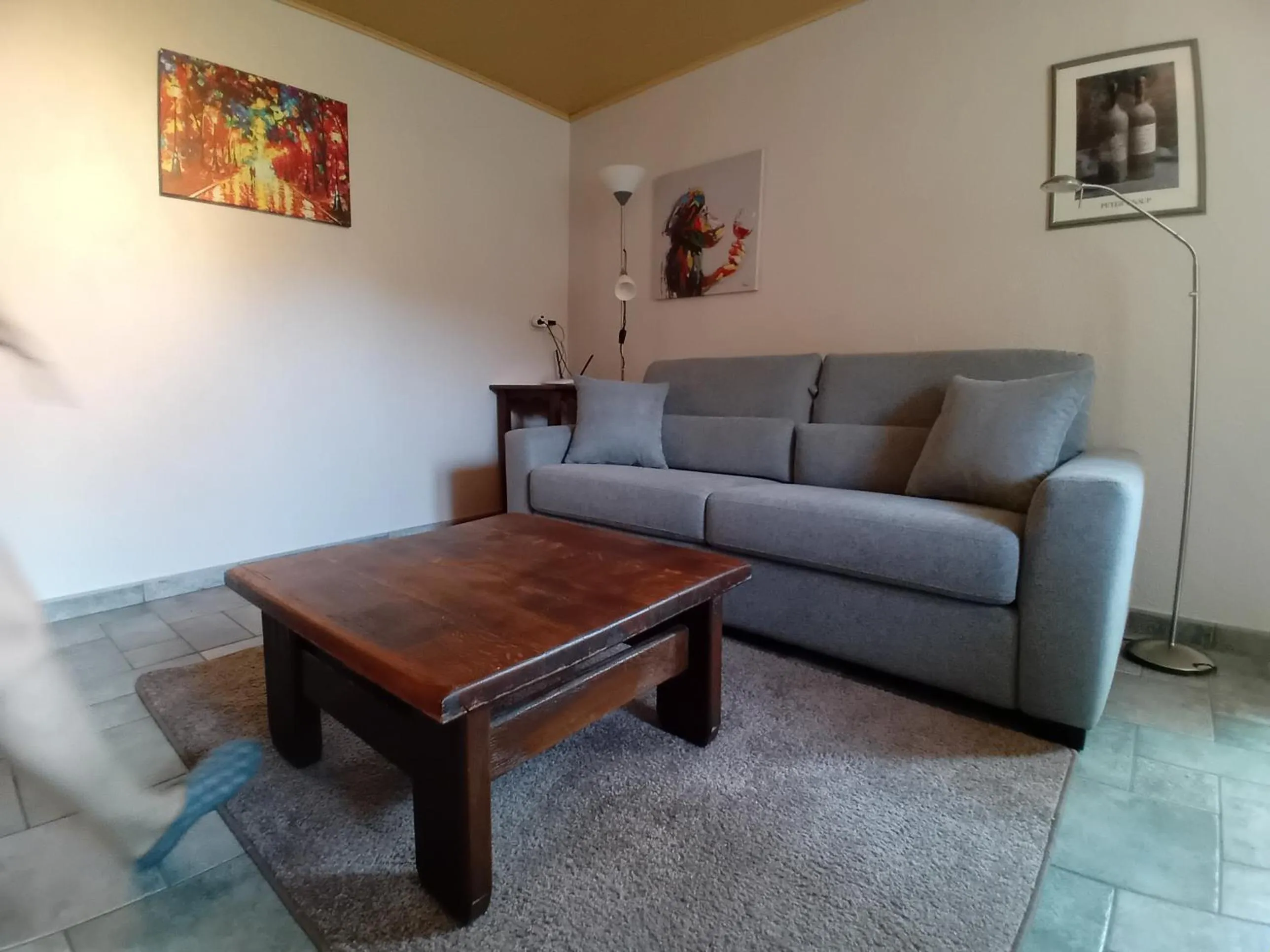 Seating area in Appart Hotel Au Pied de Vigne