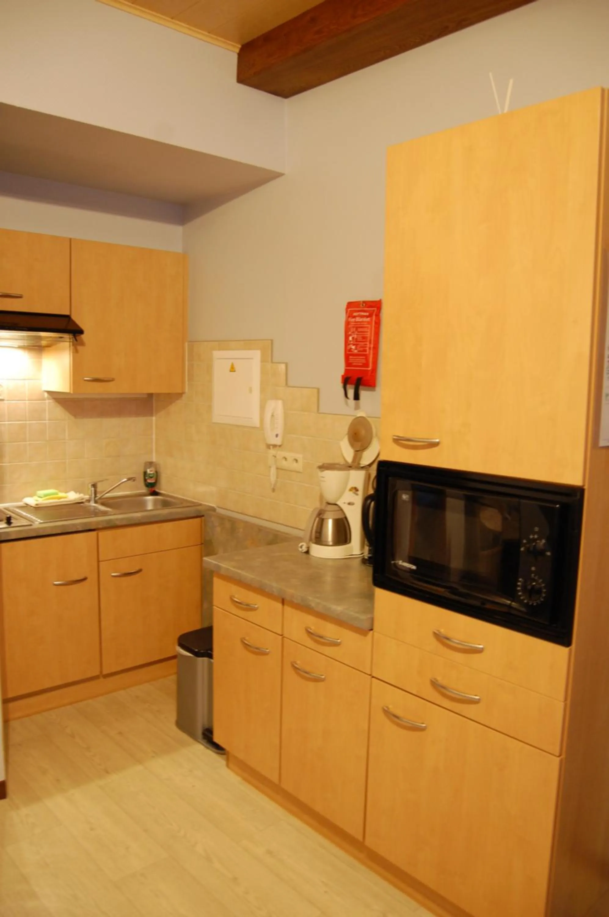 Kitchen or kitchenette in Appart Hotel Au Pied de Vigne