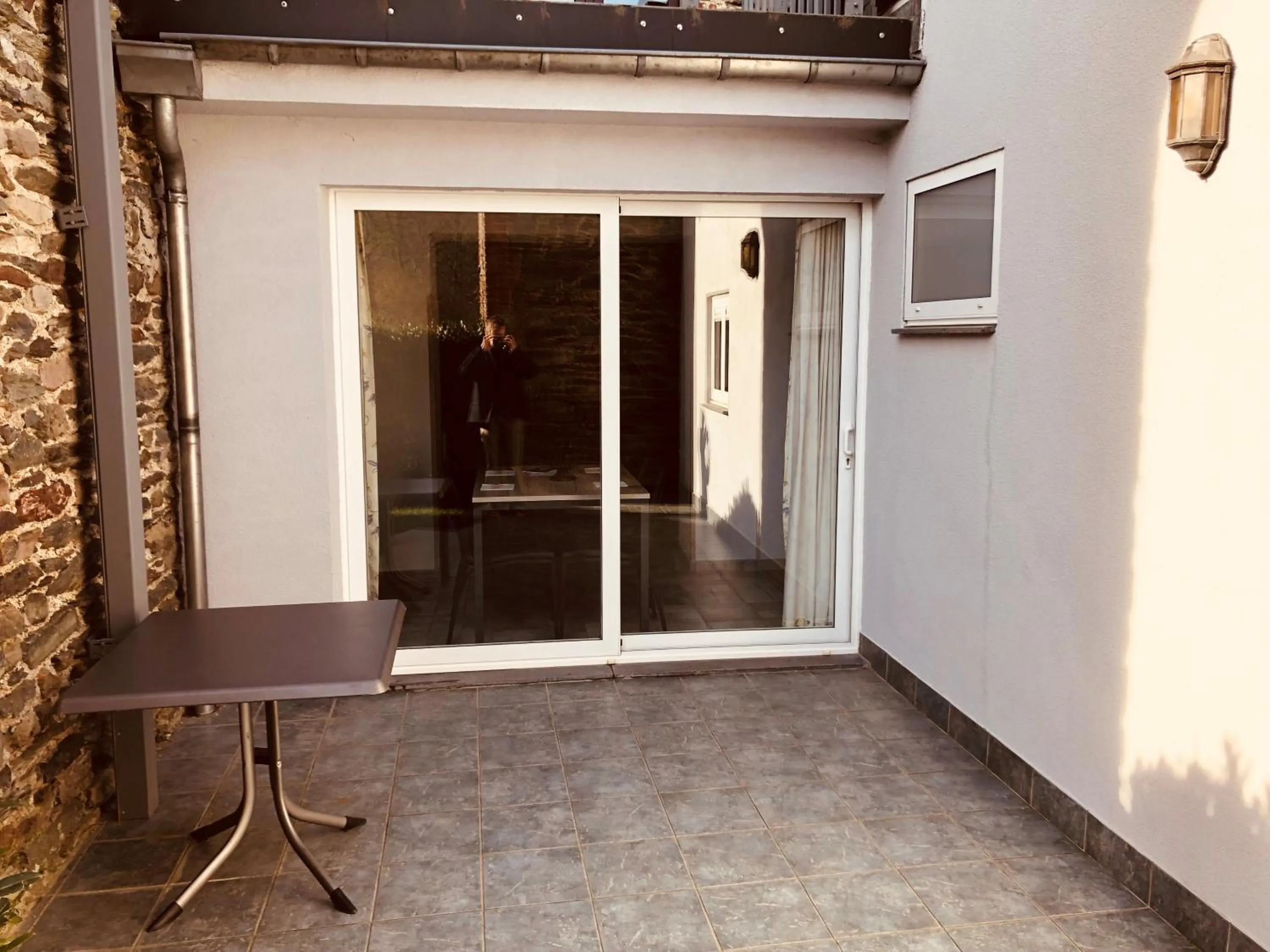 Balcony/Terrace in Appart Hotel Au Pied de Vigne