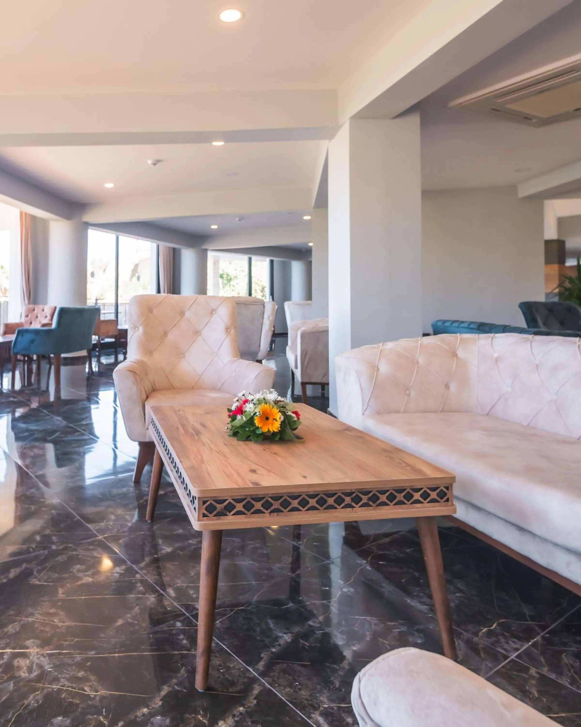 Lobby or reception in Dalya Resort Aqua & Spa Hotel Datça