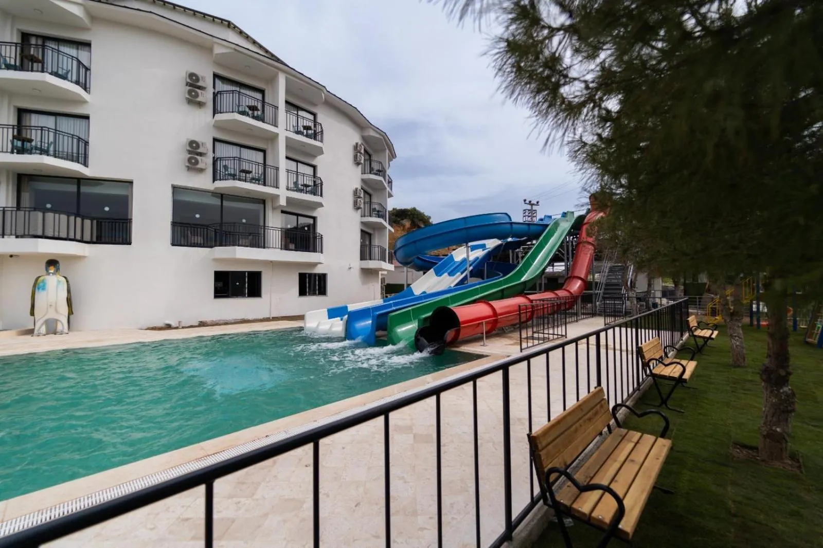 Pool view in Dalya Resort Aqua & Spa Hotel Datça