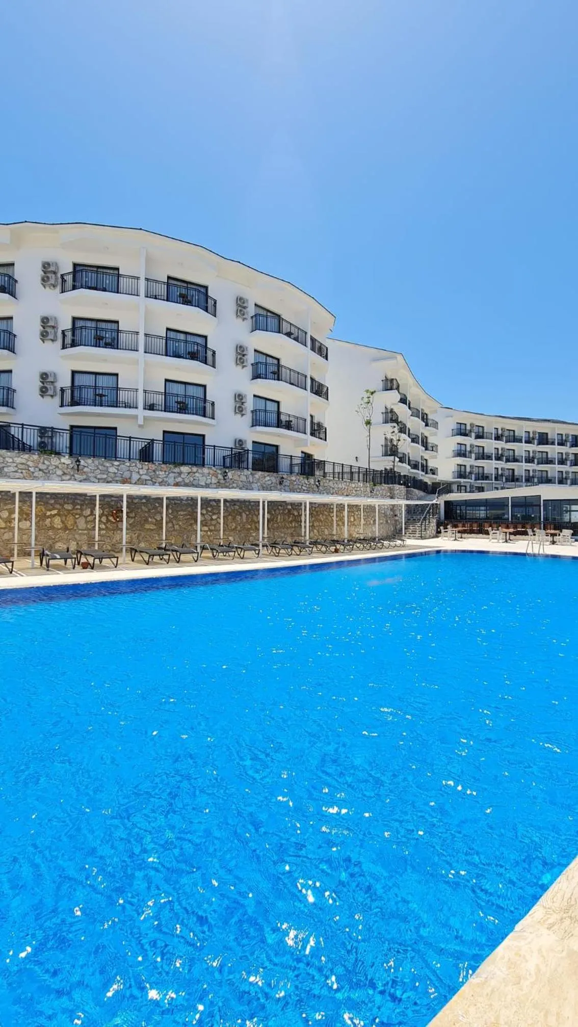 Pool view in Dalya Resort Aqua & Spa Hotel Datça