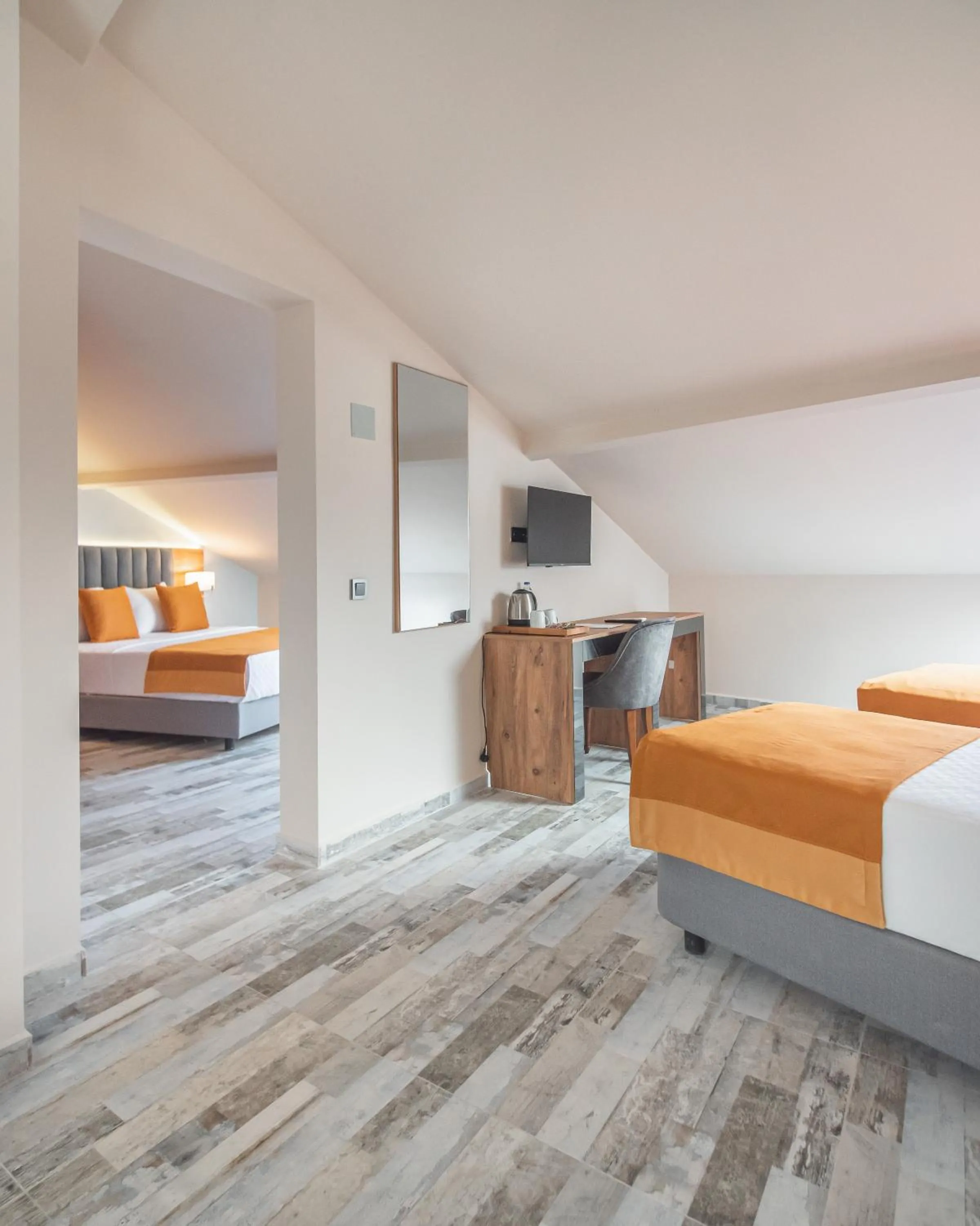 Bed in Dalya Resort Aqua & Spa Hotel Datça