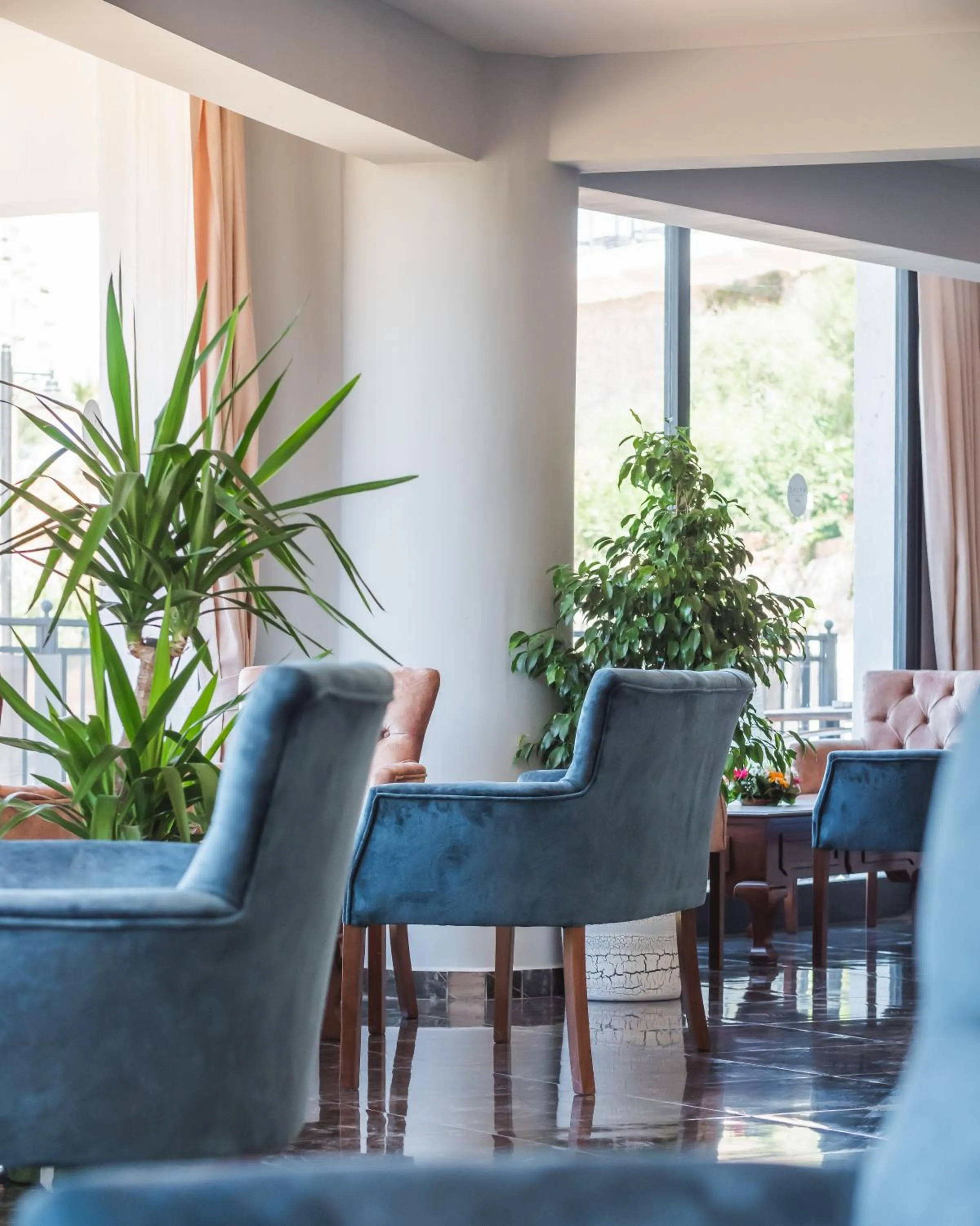 Lobby or reception in Dalya Resort Aqua & Spa Hotel Datça