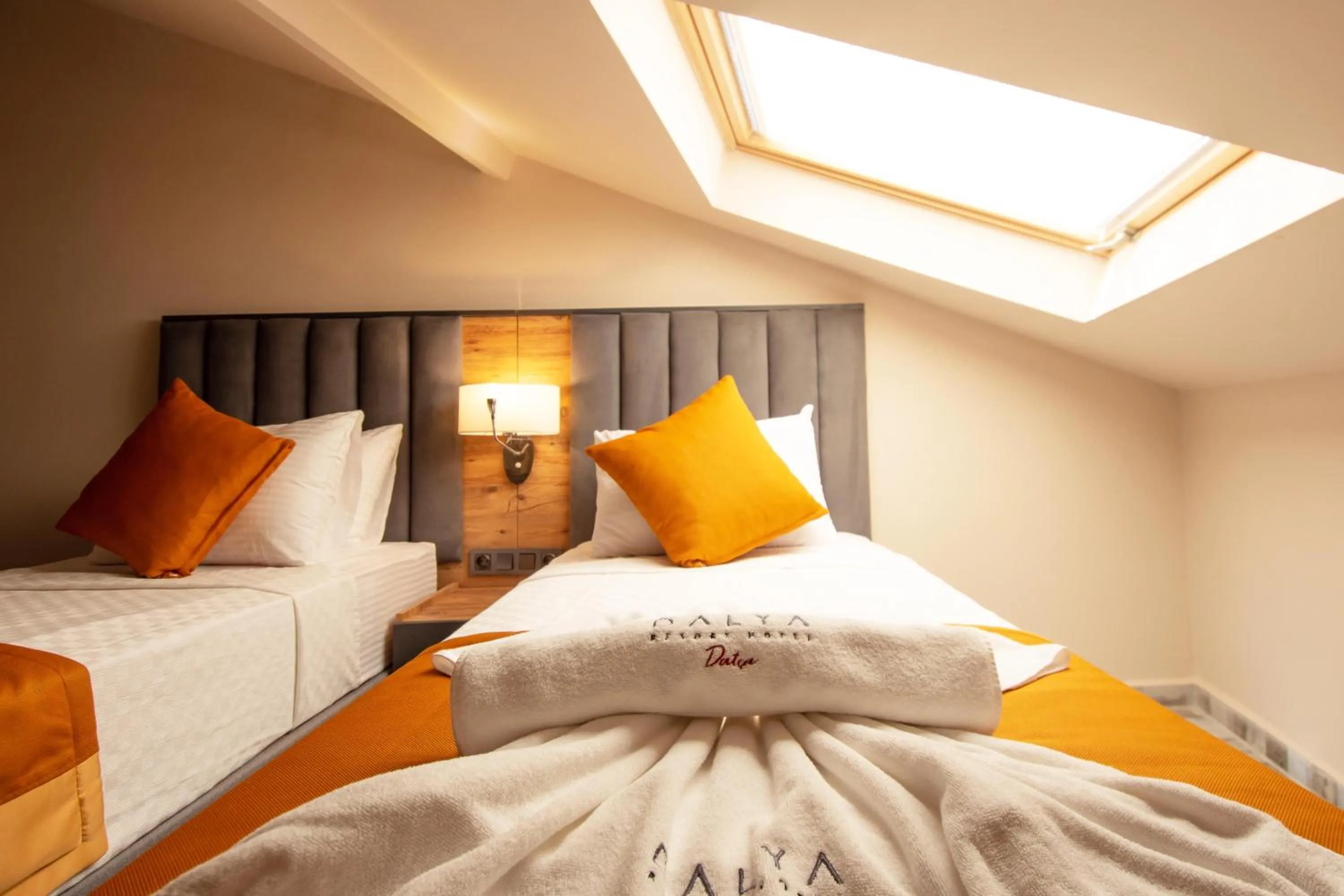 Bed in Dalya Resort Aqua & Spa Hotel Datça