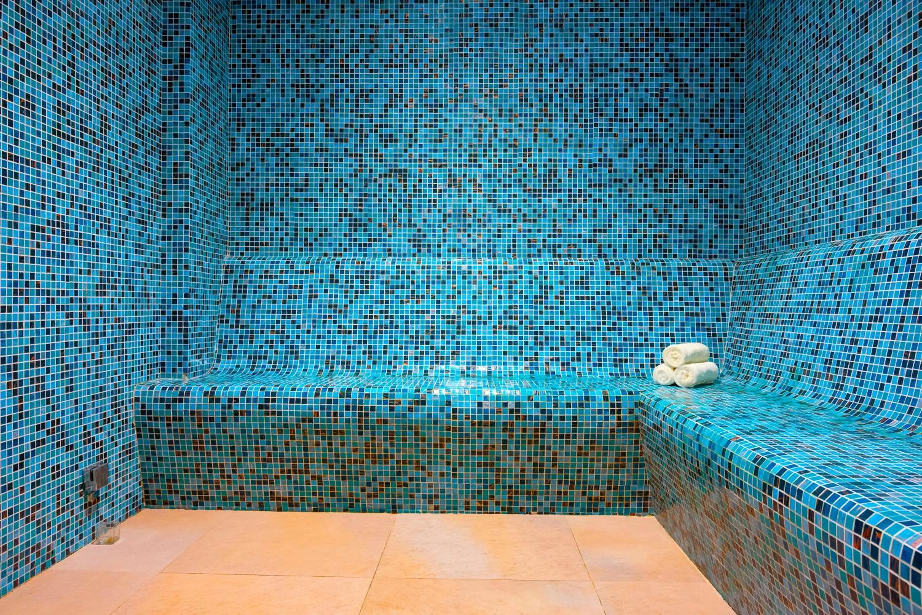 Steam room, Bed in Grand Millennium Tabuk