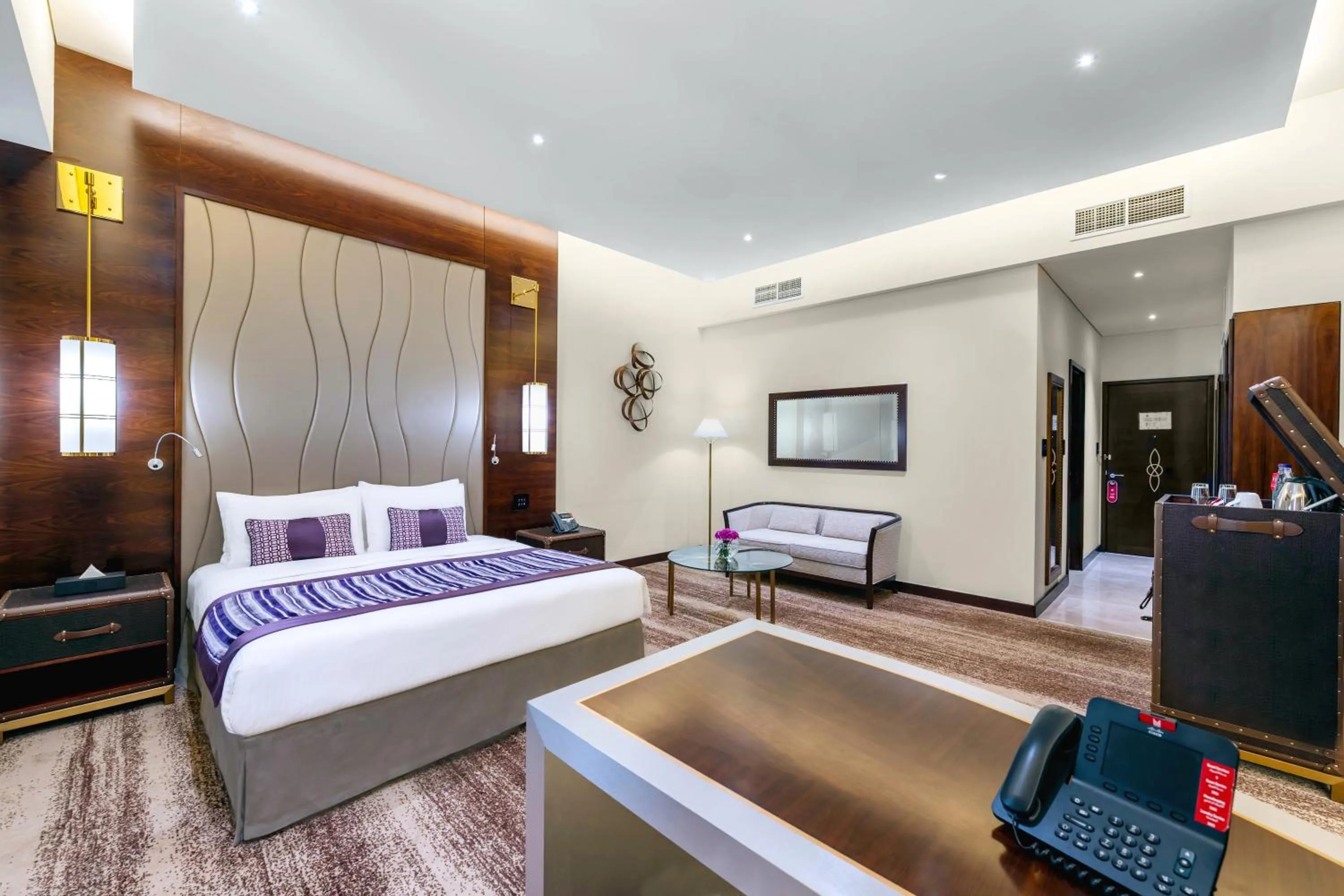 Bedroom, Bed in Grand Millennium Tabuk