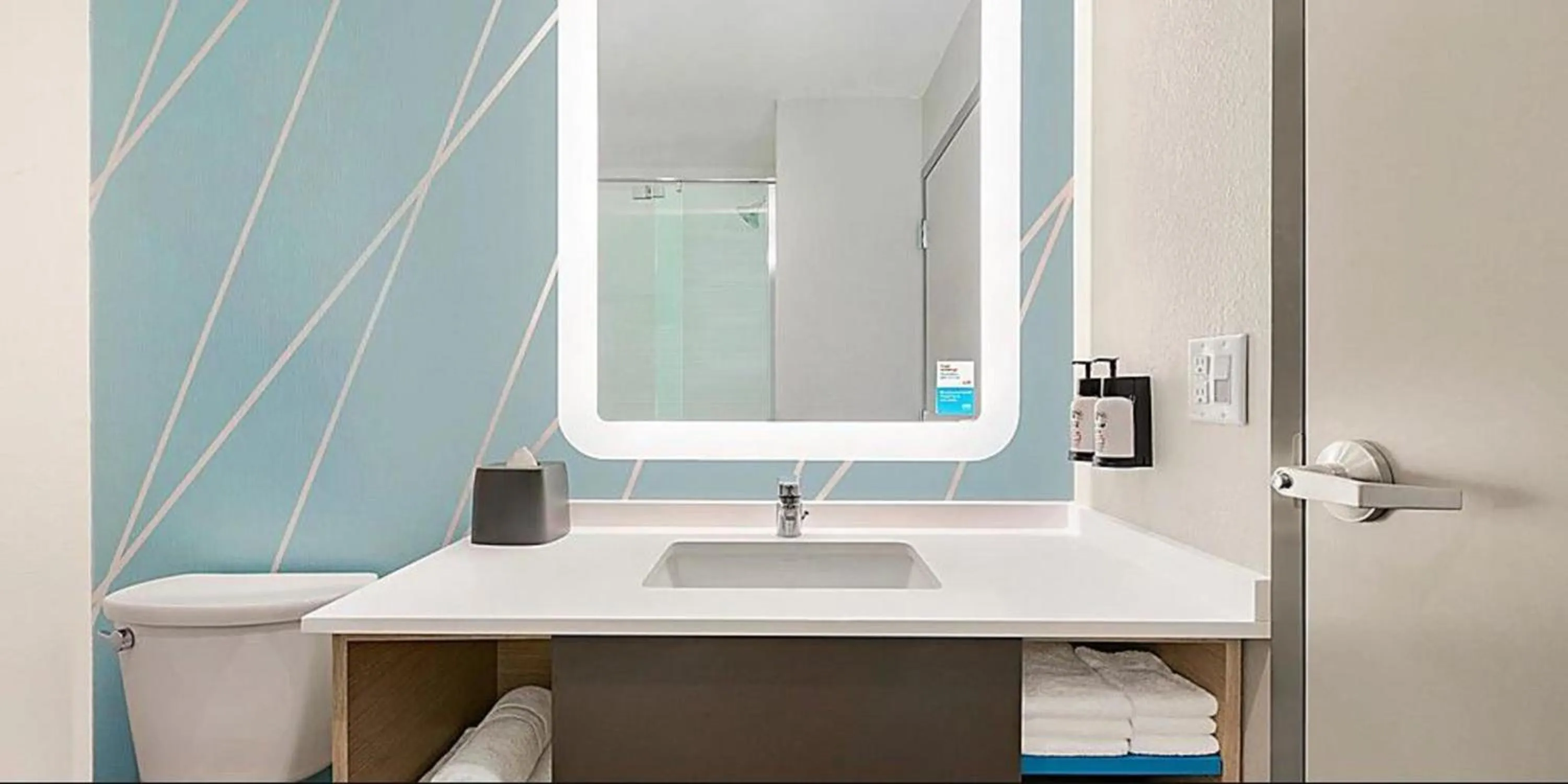 Bathroom in avid hotel - Bentonville - Rogers by IHG