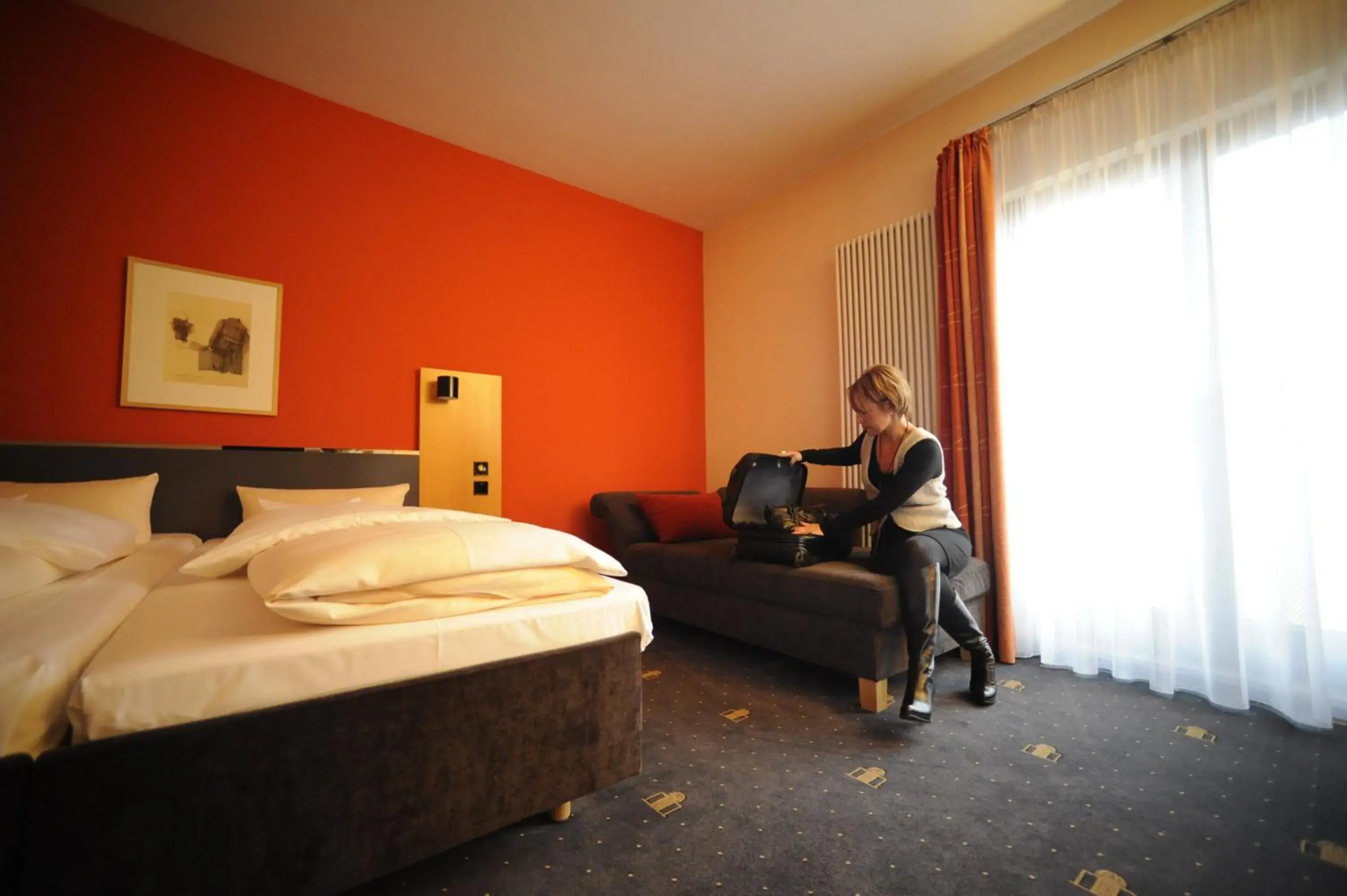 Classic Double Room for Single Use in Hotel Theresientor Classic Double Room for Single Use in Hotel Theresientor