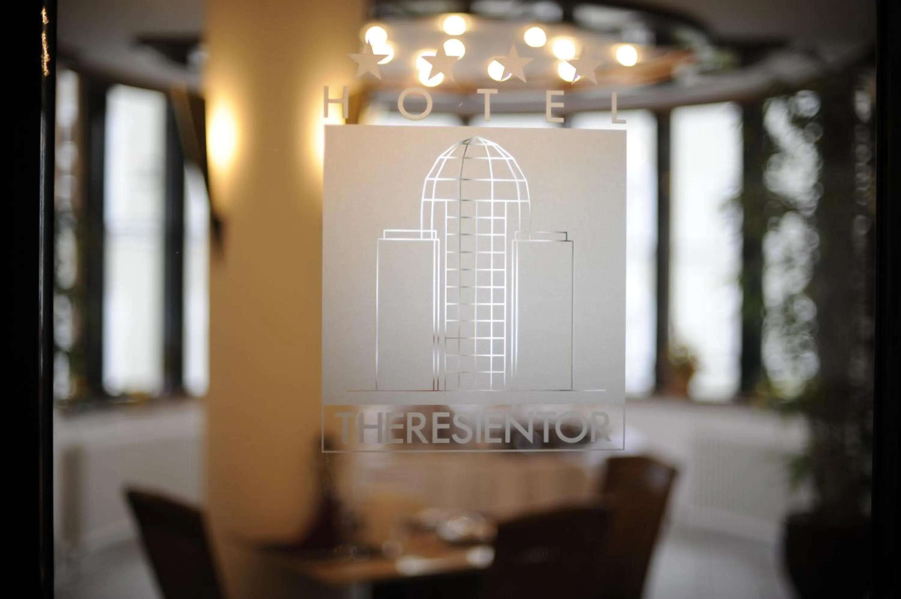 Decorative detail in Hotel Theresientor