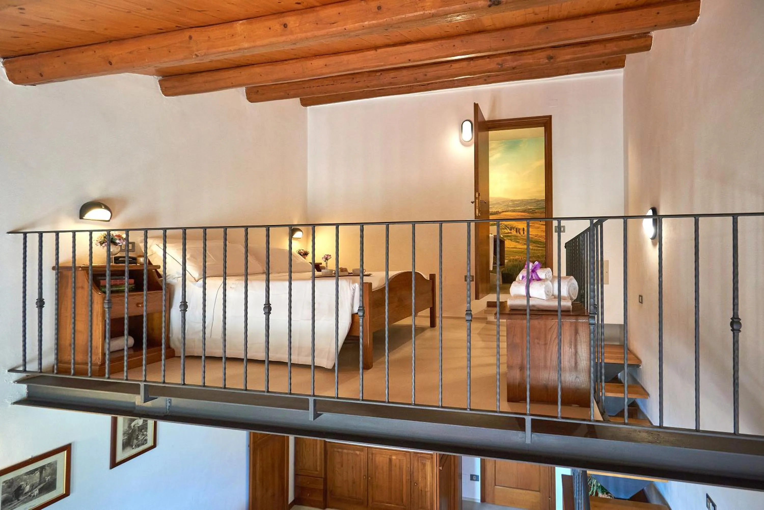 Bed in Casanova - Panoramic Rooms and Suites