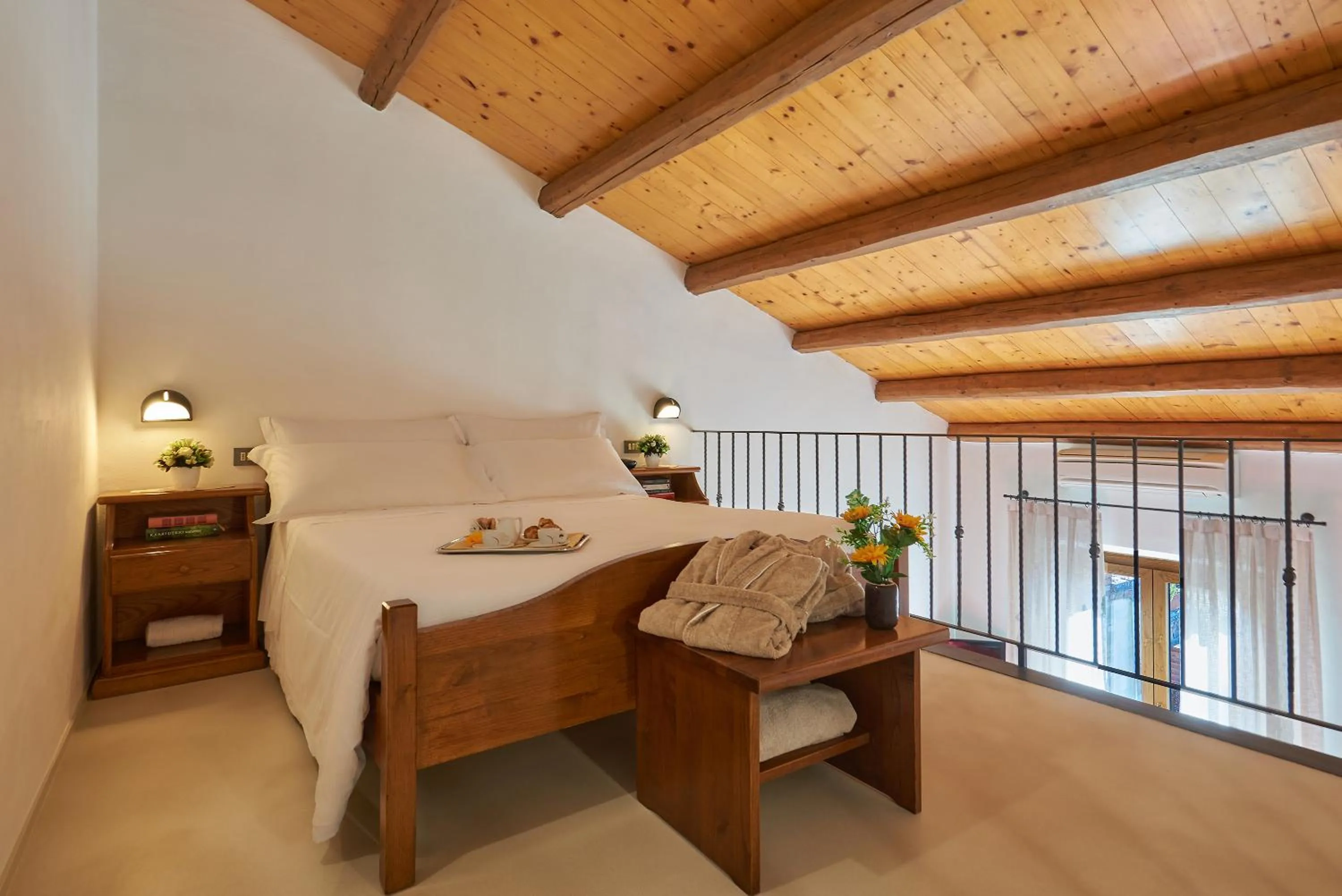 Bed in Casanova - Panoramic Rooms and Suites