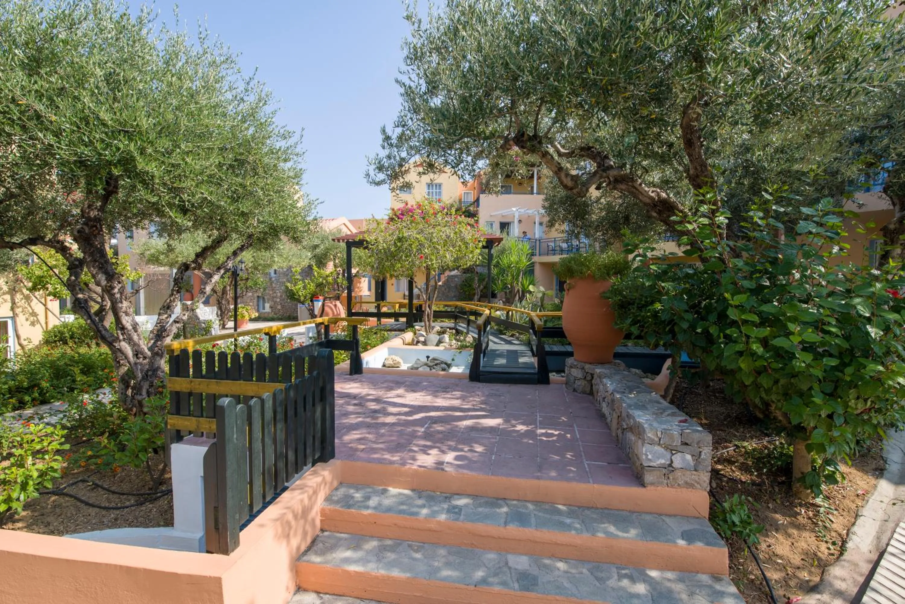 Patio in Stefan Village Hotel