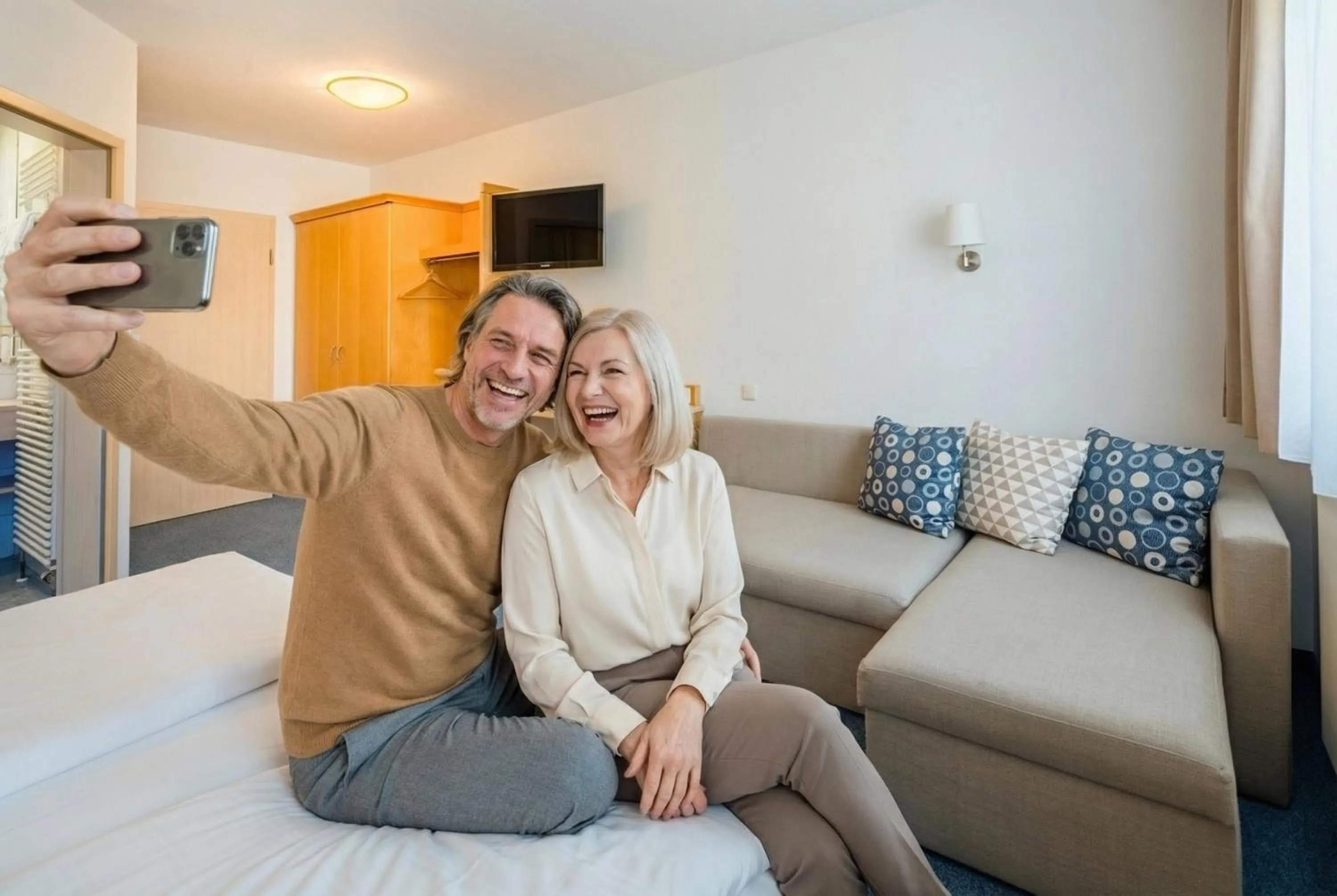 Bed in Familienhotel nahe der Therme Erding