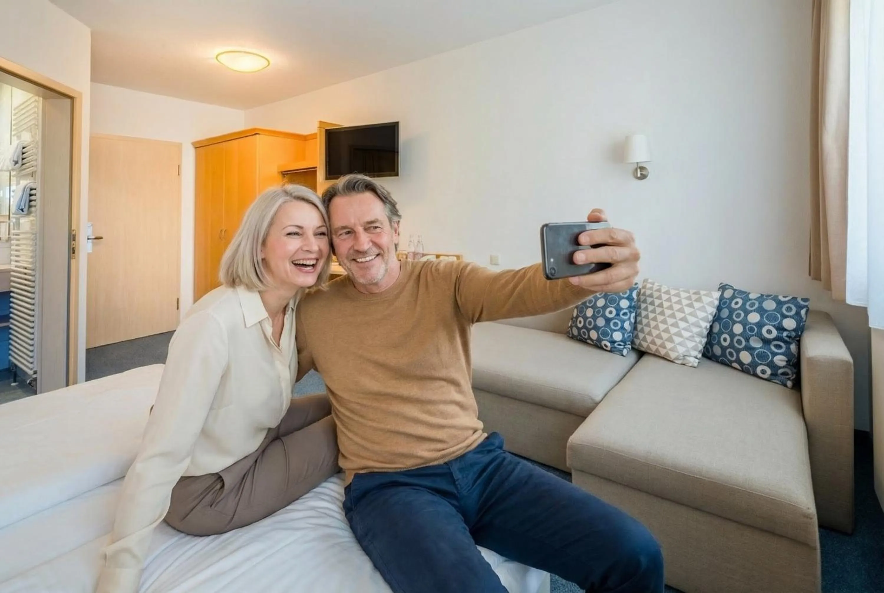 Double Room in Familienhotel nahe der Therme Erding