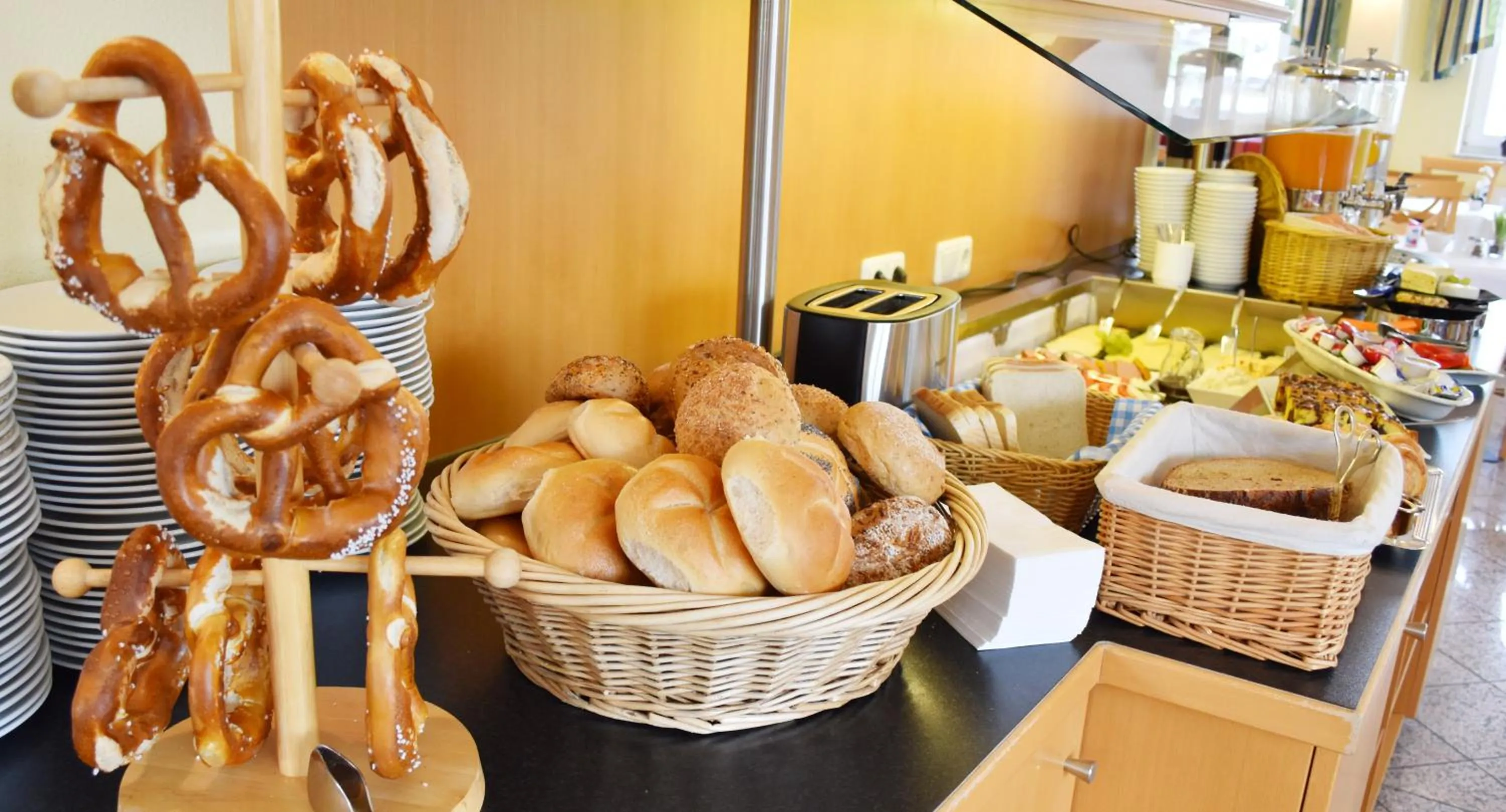 Buffet breakfast in Familienhotel nahe der Therme Erding